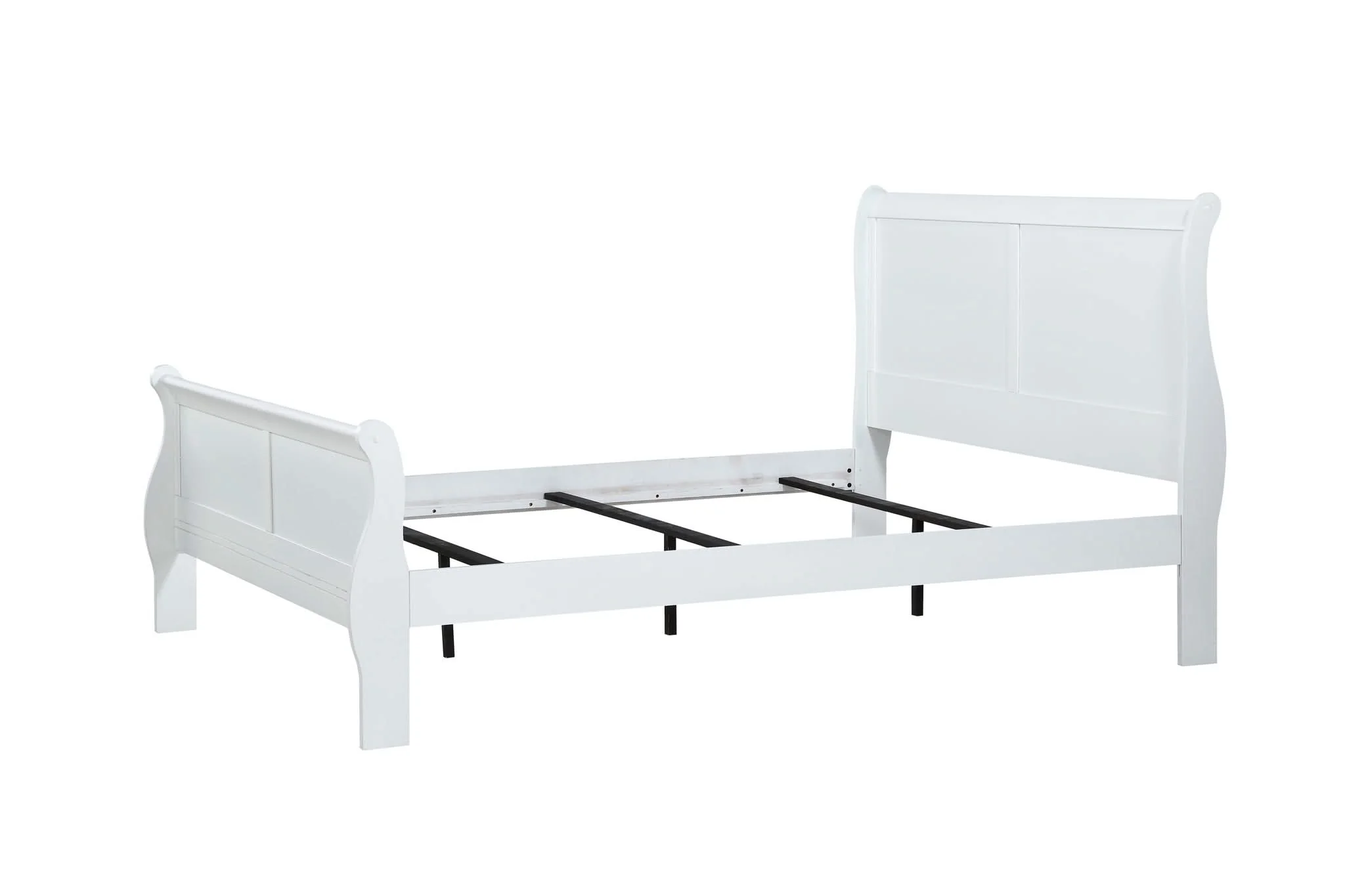 Louis Philip - Queen 5 Piece Bedroom Set - White - Image 4