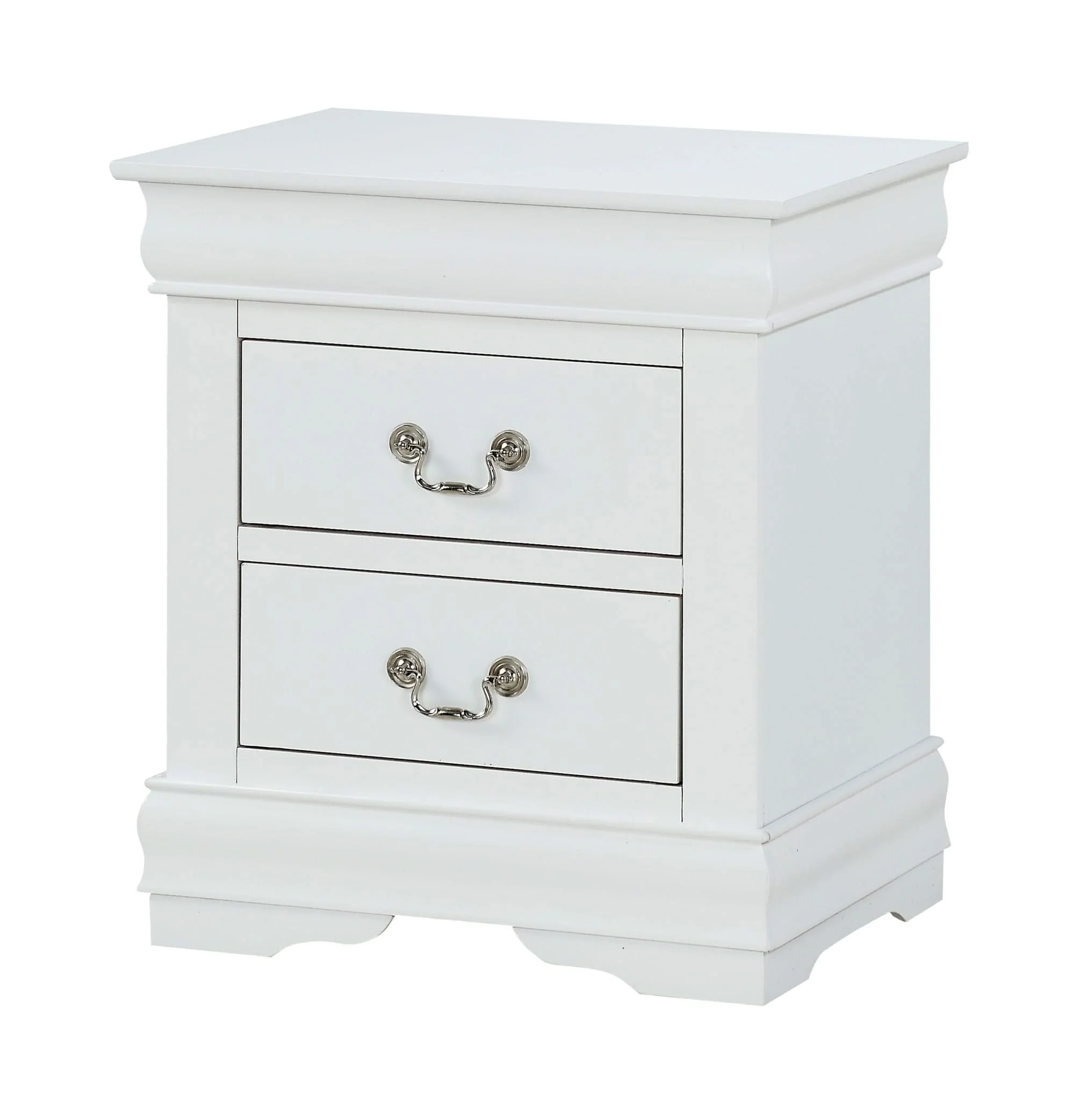Louis Philip - Twin 5 Piece Bedroom Set - White - Image 4