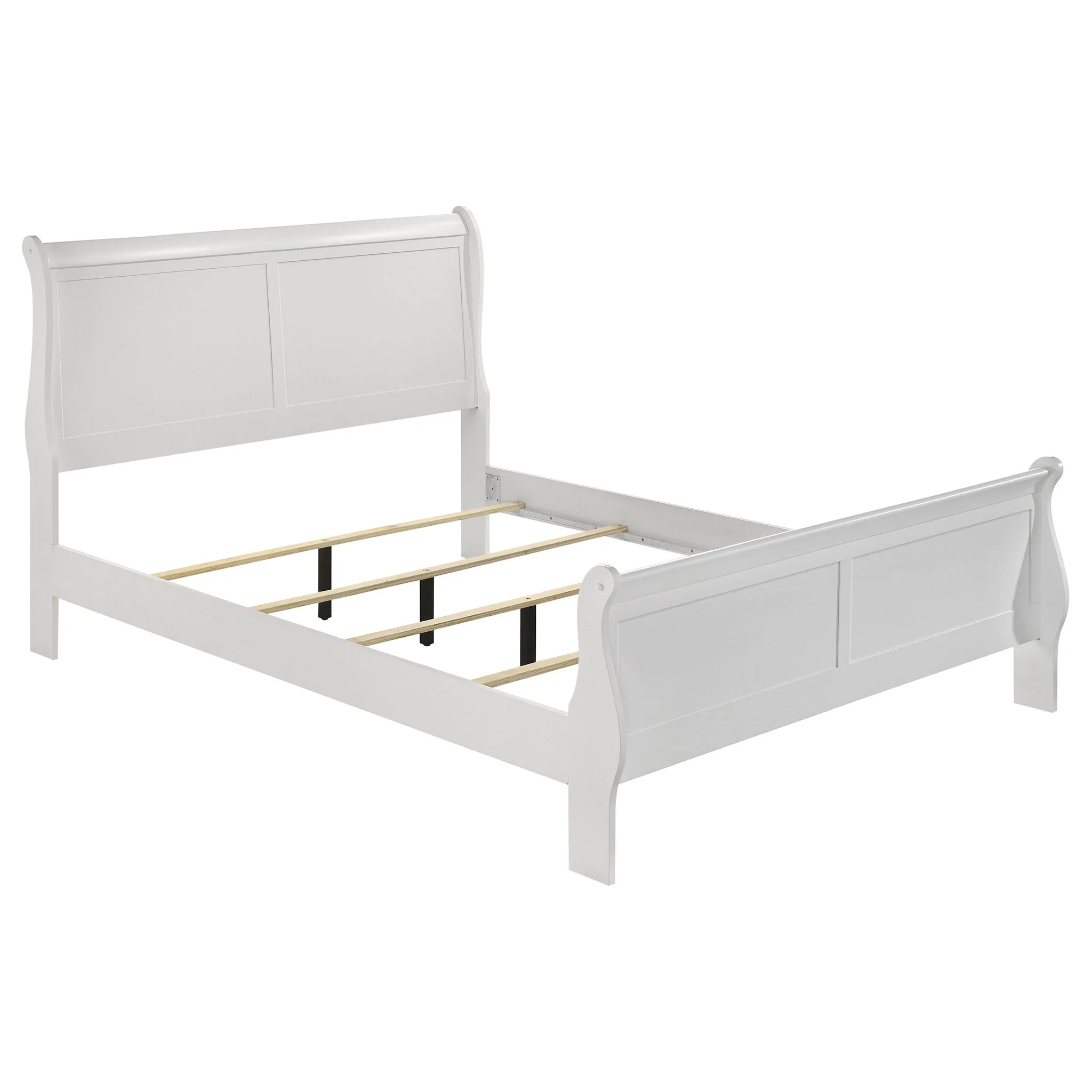 Louis Philippe 4-piece Eastern King Bedroom Set White - Image 4
