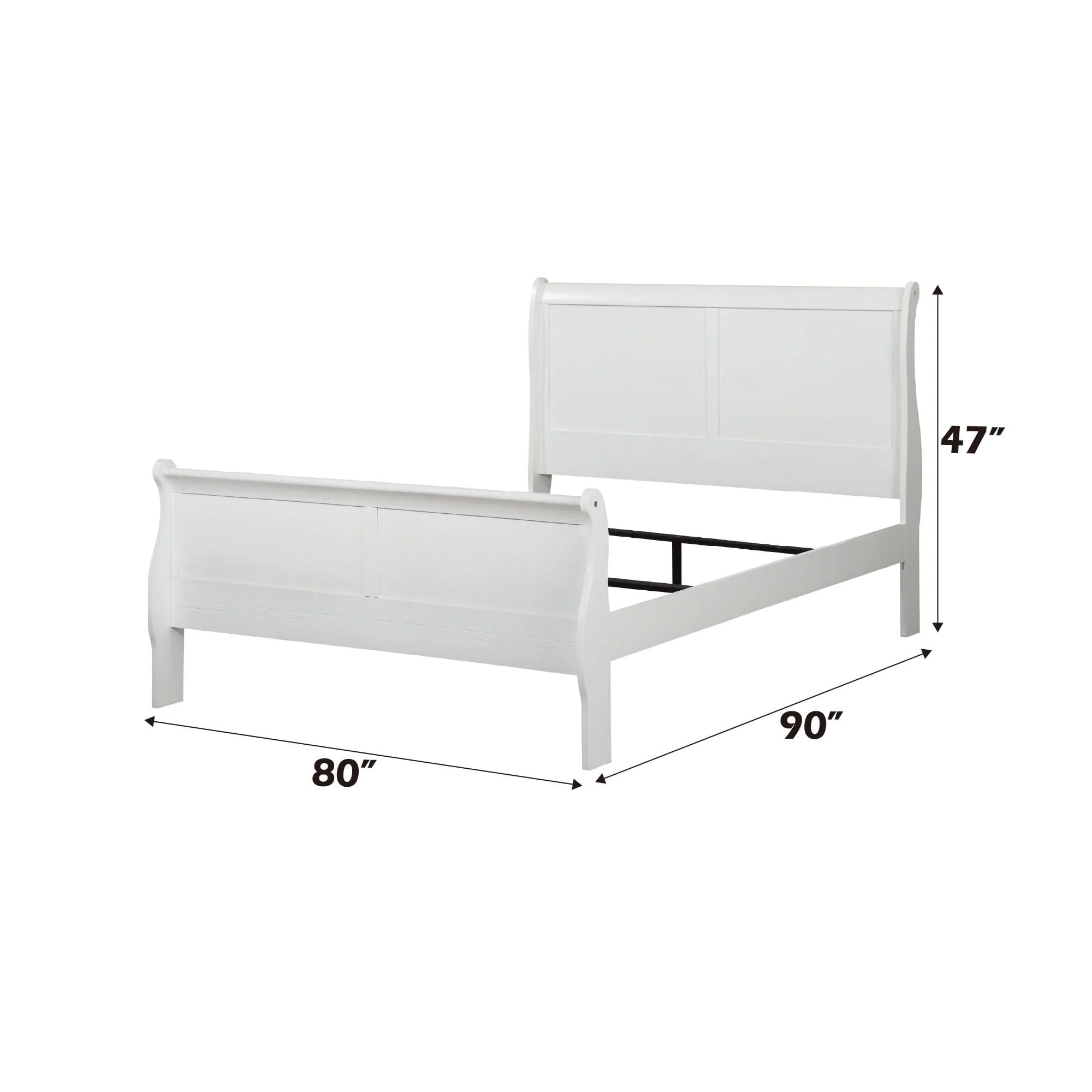 Louis Philippe - Sleigh Style Bed - Image 10