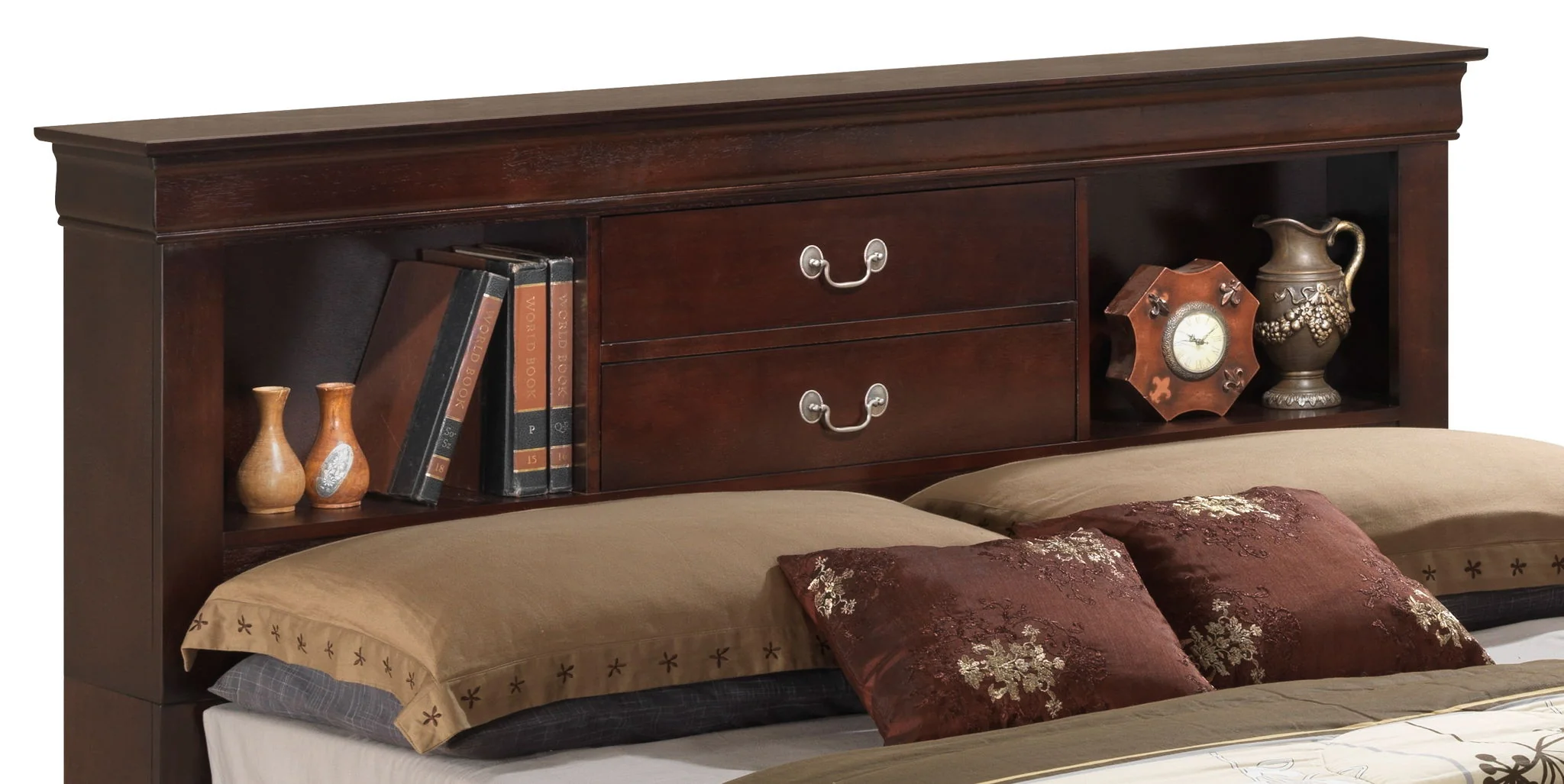 Louis Phillipe - Bookcase Storage Bed - Image 4