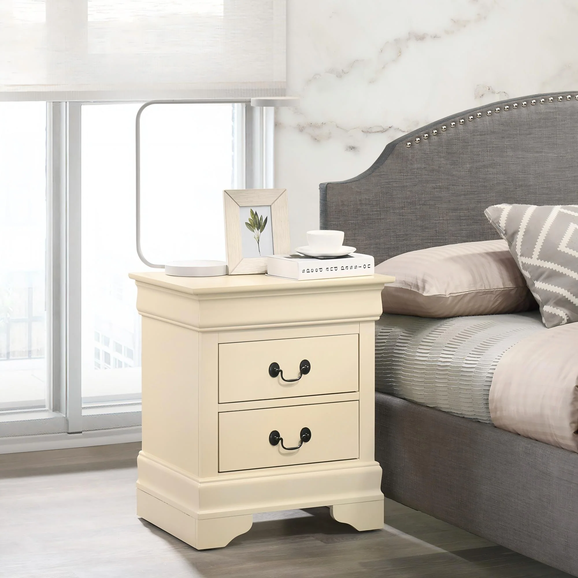 Traditional Style Design Nightstand - Image 34
