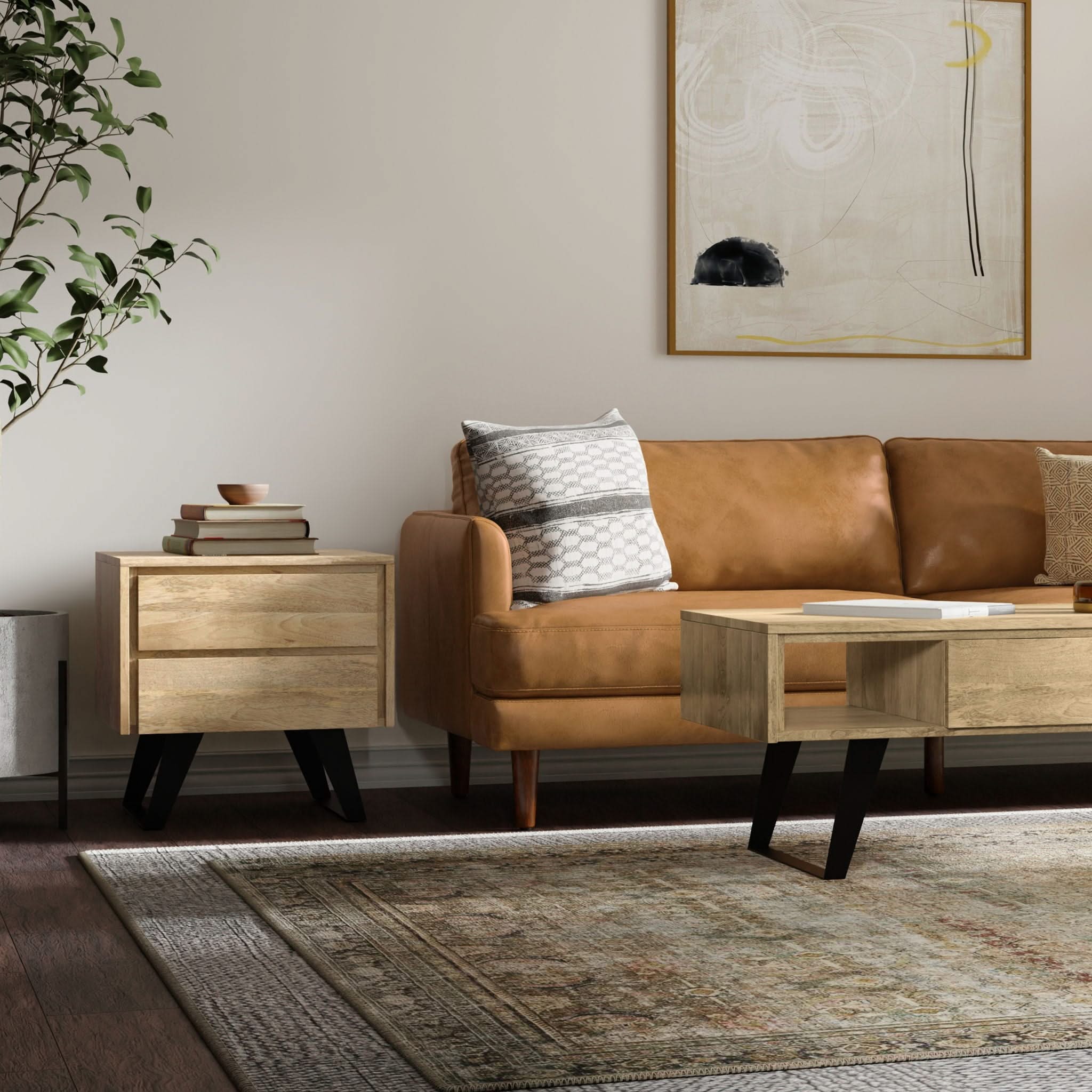 Lowry - Side Table - Natural - Image 3
