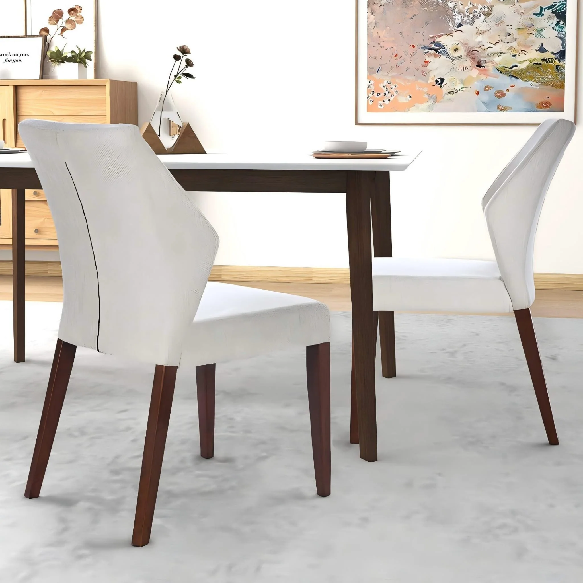 Luca - Dining Chair (Set of 2) - Light Gray - Image 4