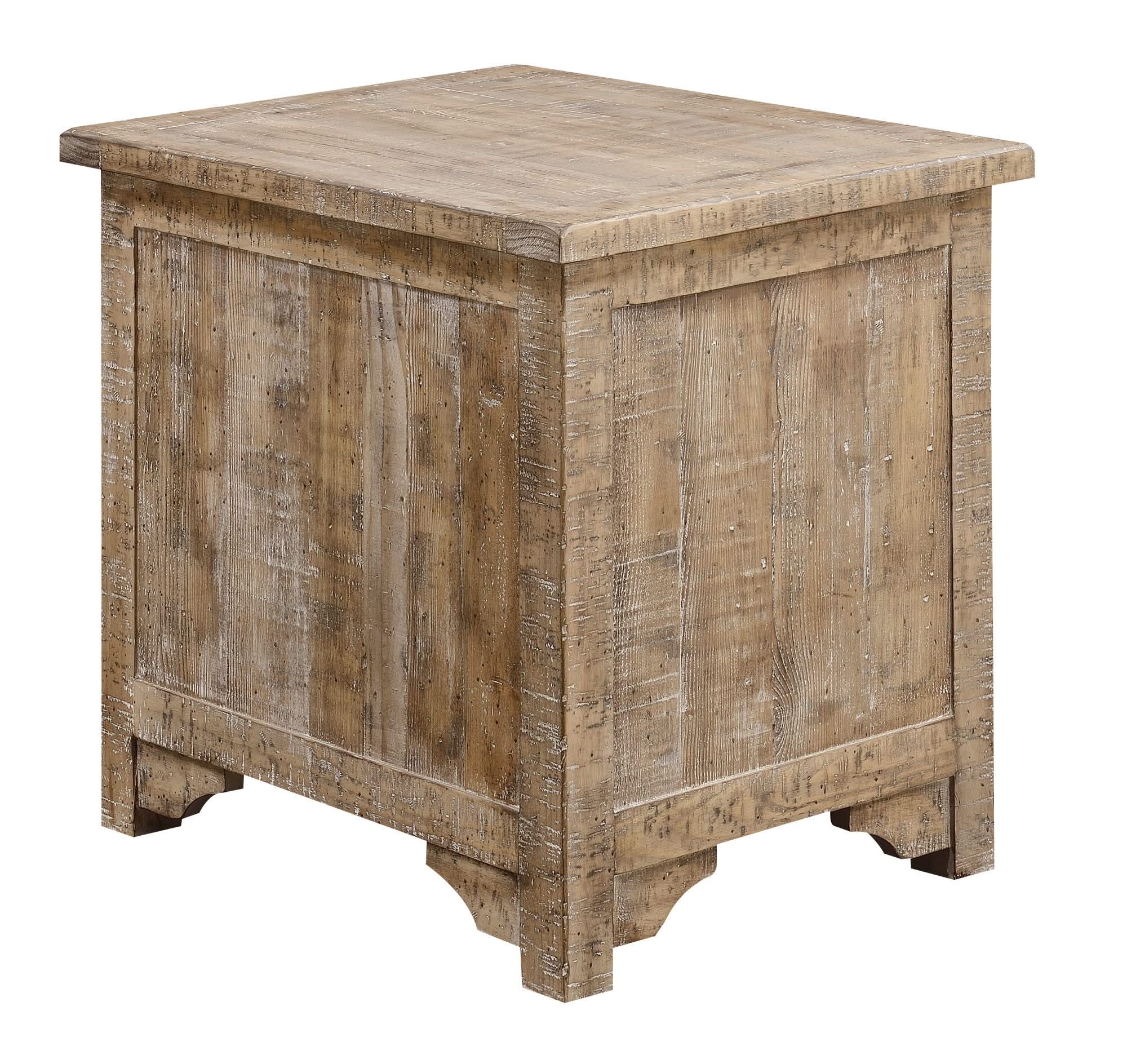 Chair Side Table - Taupe - Image 3