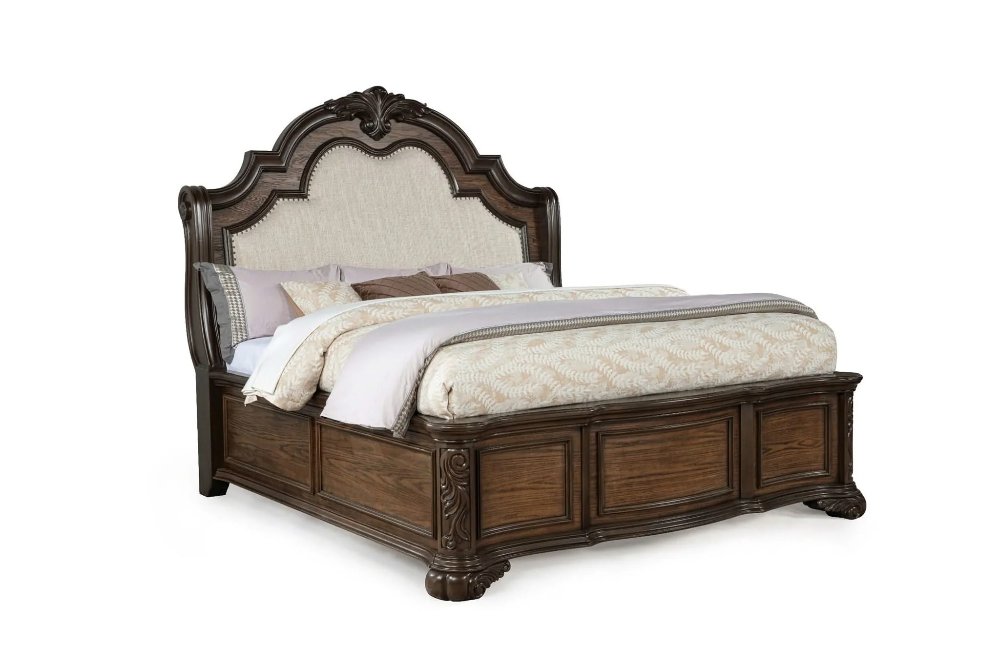 Ludwig - Queen 5 Piece Bedroom Set - Dark Brown - Image 3