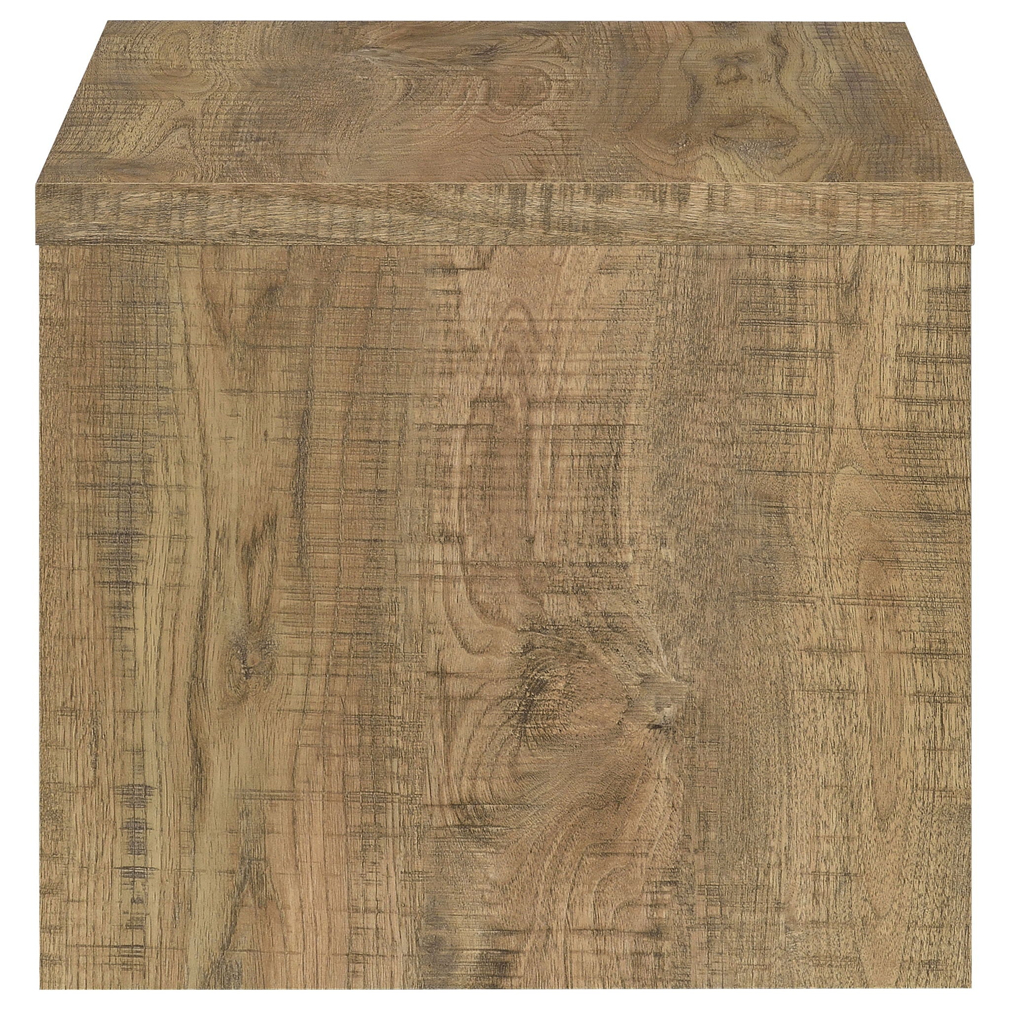 Lynette Square Engineered Wood End Table Mango - Image 3