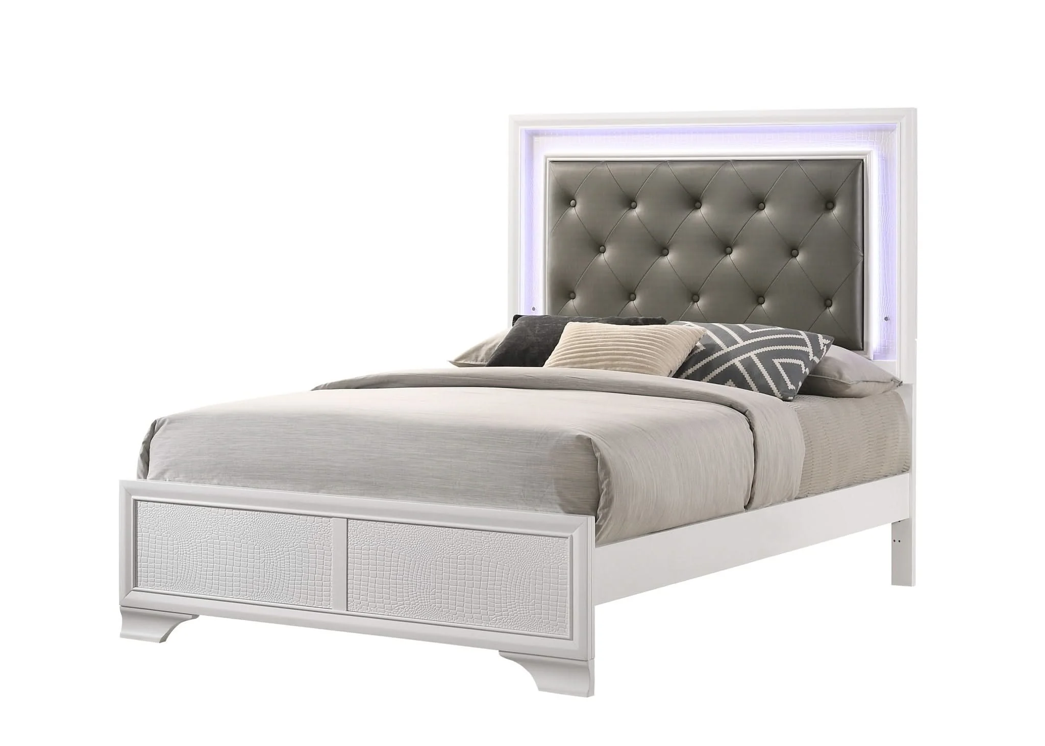 Lyssa - Full 5 Piece Bedroom Set - White - Image 3