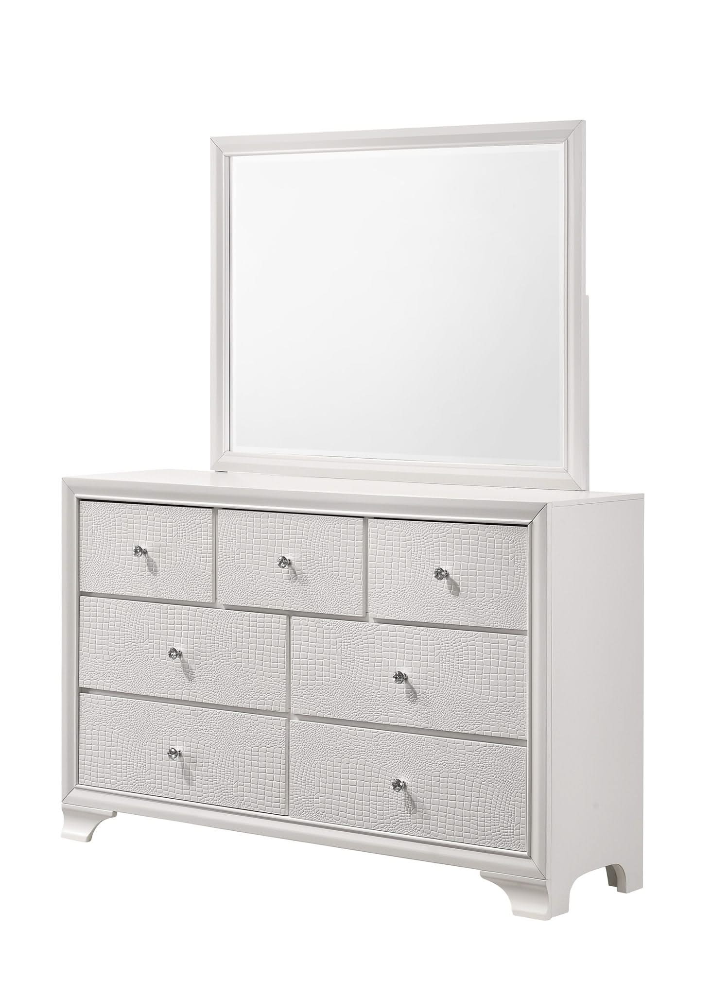 Lyssa - Twin 5 Piece Bedroom Set - White - Image 2