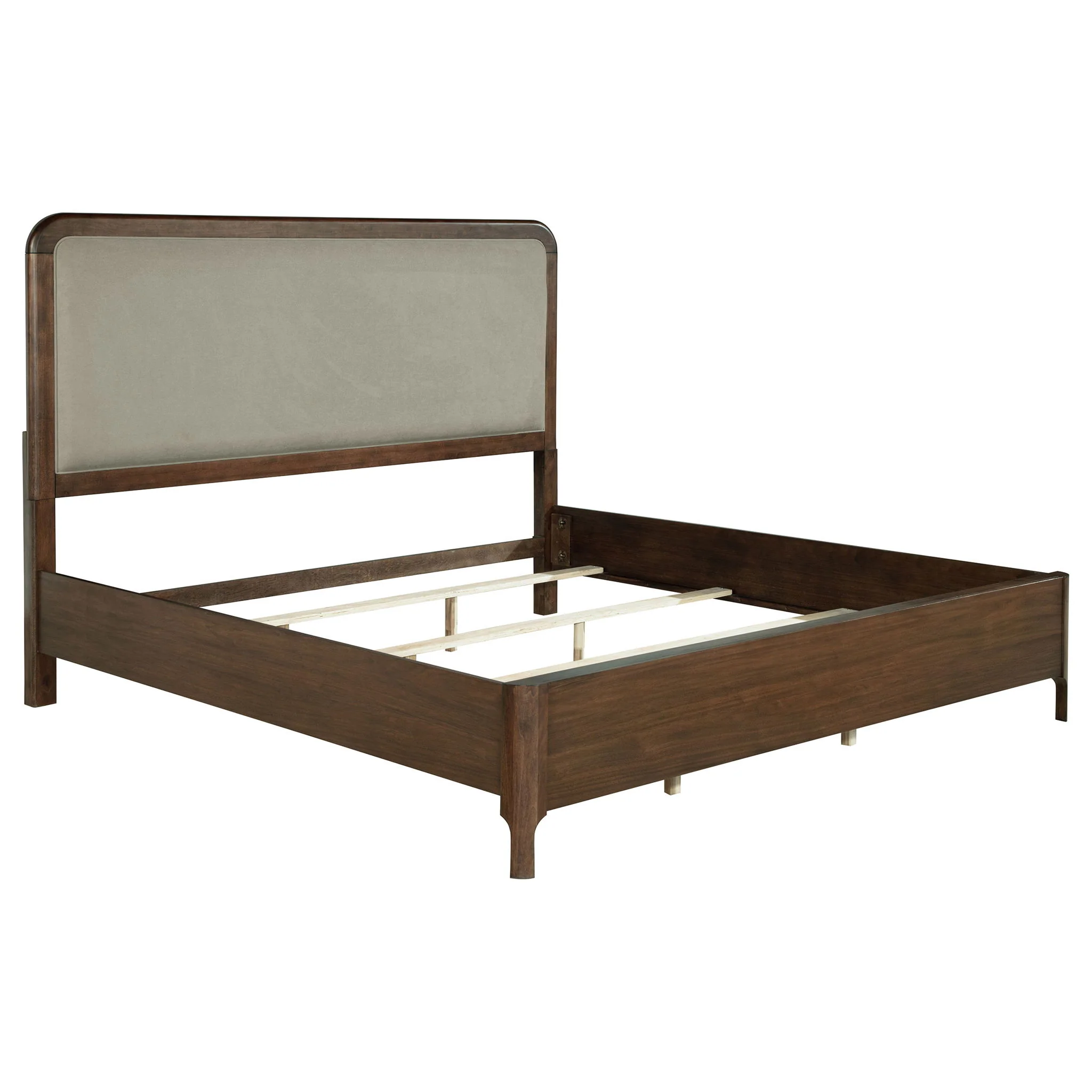 Maderia 5-piece Eastern King Bedroom Set Walnut - Image 2