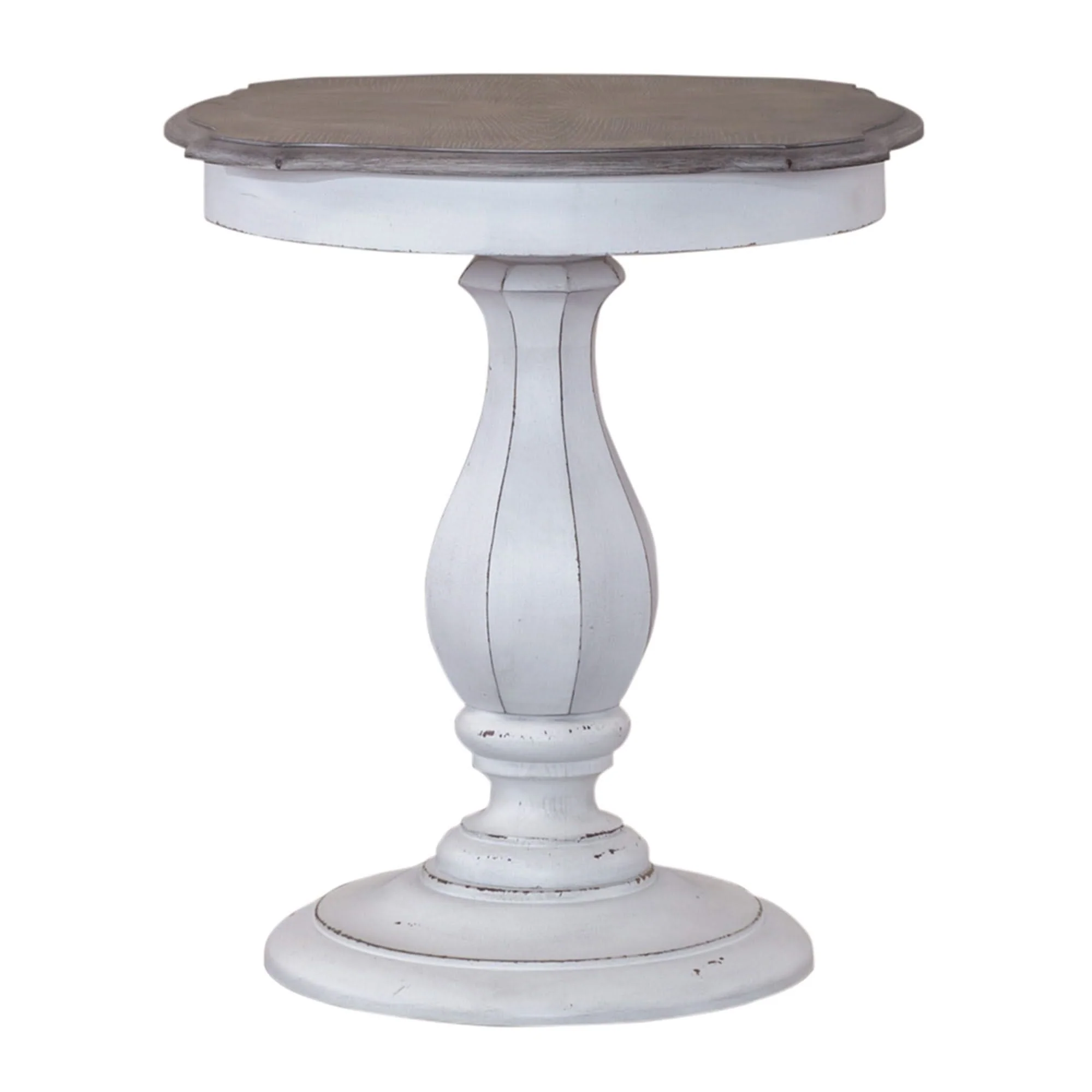 Magnolia Manor - Round Accent Table - Antique White - Image 3