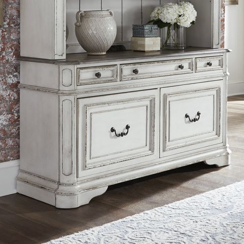 Magnolia Manor - Wood Credenza - Image 5