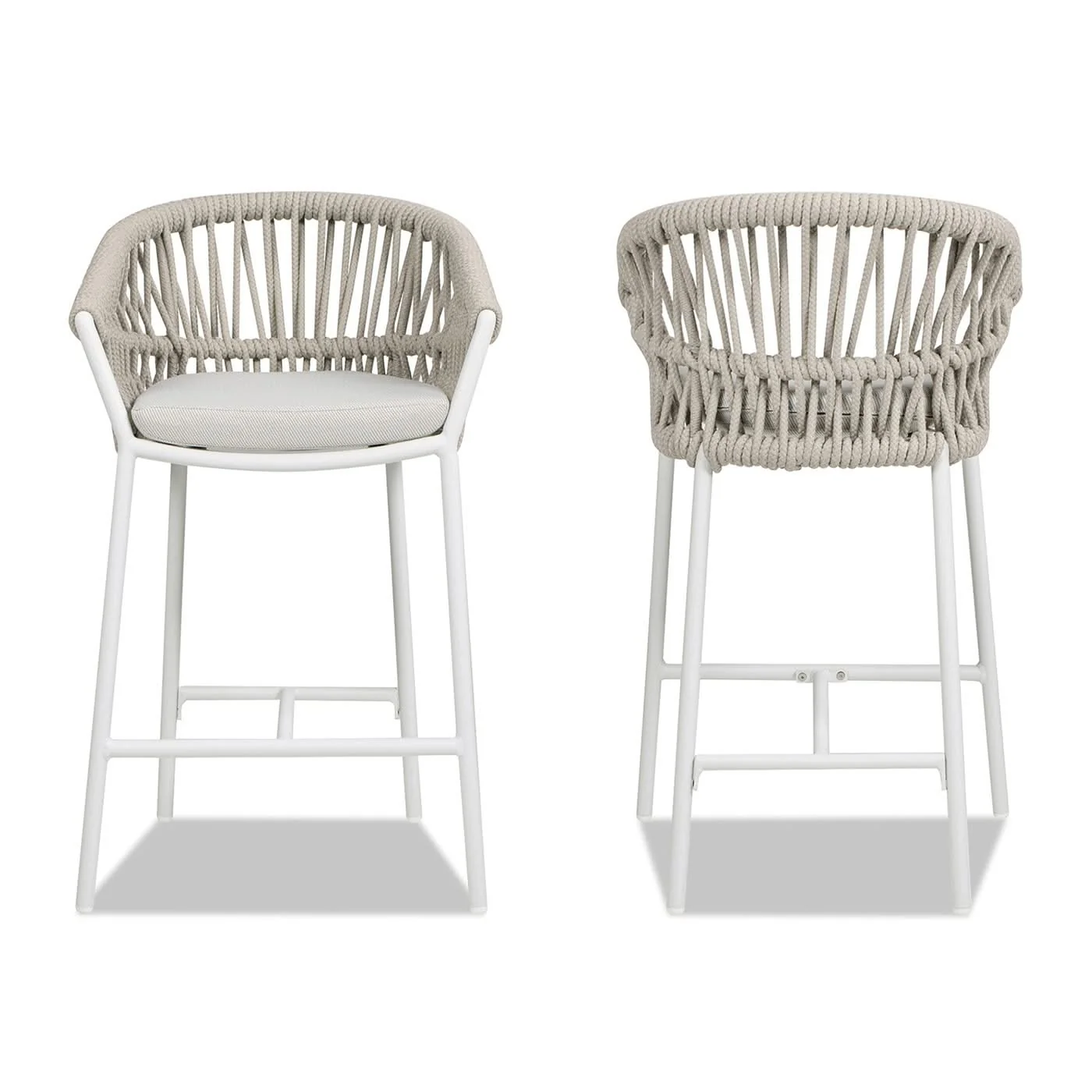 Maiden - Patio Counter Stool Sunproof Olefin (Set of 2) - Image 4