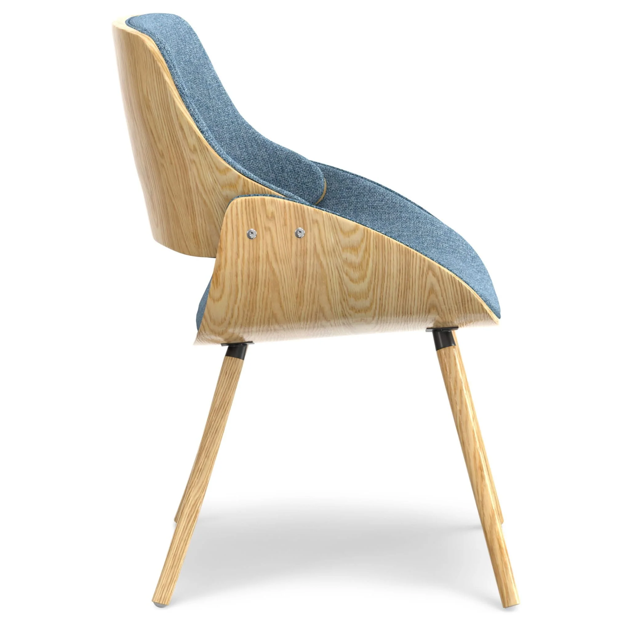 Malden - Bentwood Dining Chair With Wood Back - Image 6