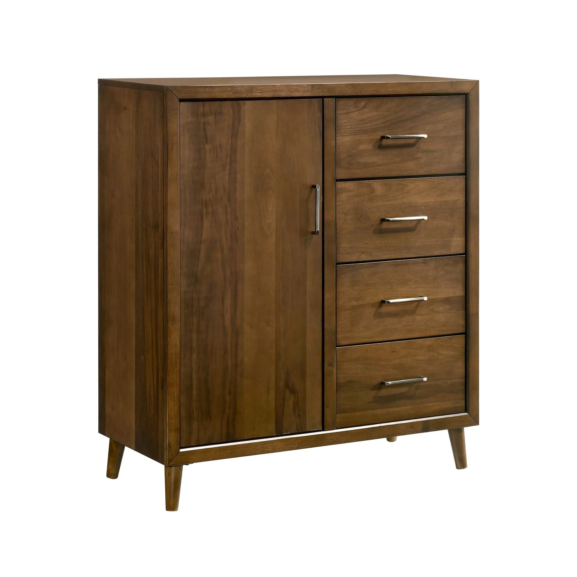 Malibu - 4-Drawer Chest - Walnut - Image 2