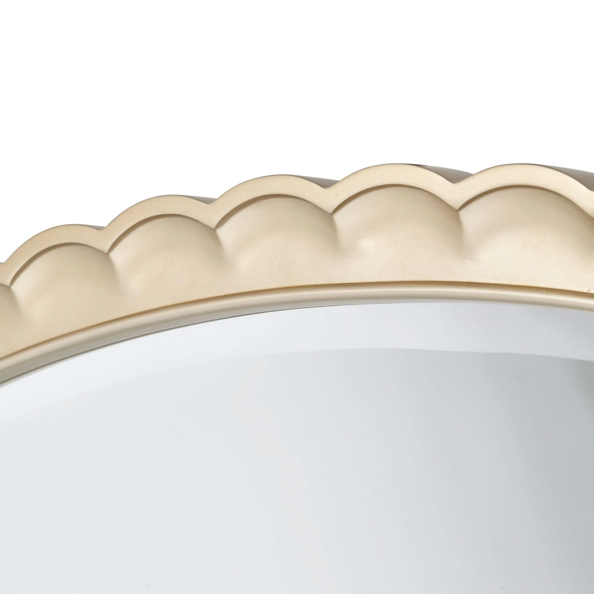 Malibu Crest - Oval Wall Mirror - Chardonnay - Image 3