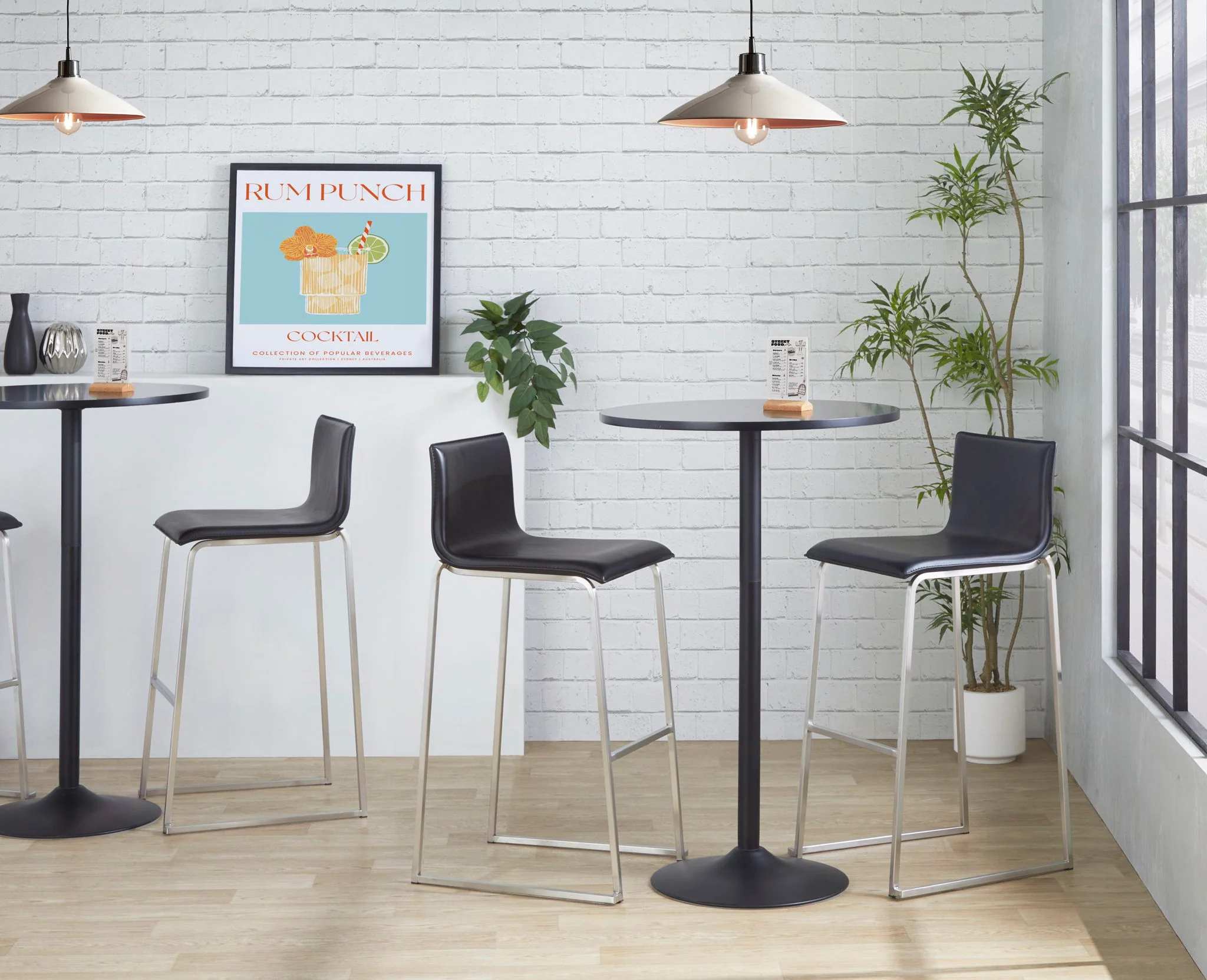 Mara - Contemporary Stylish Barstool (Set of 2) - Image 8