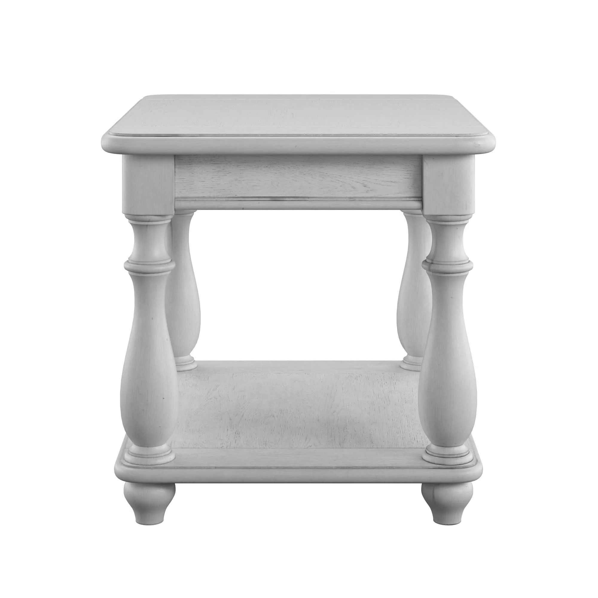 Square End Table - Gray - Image 2