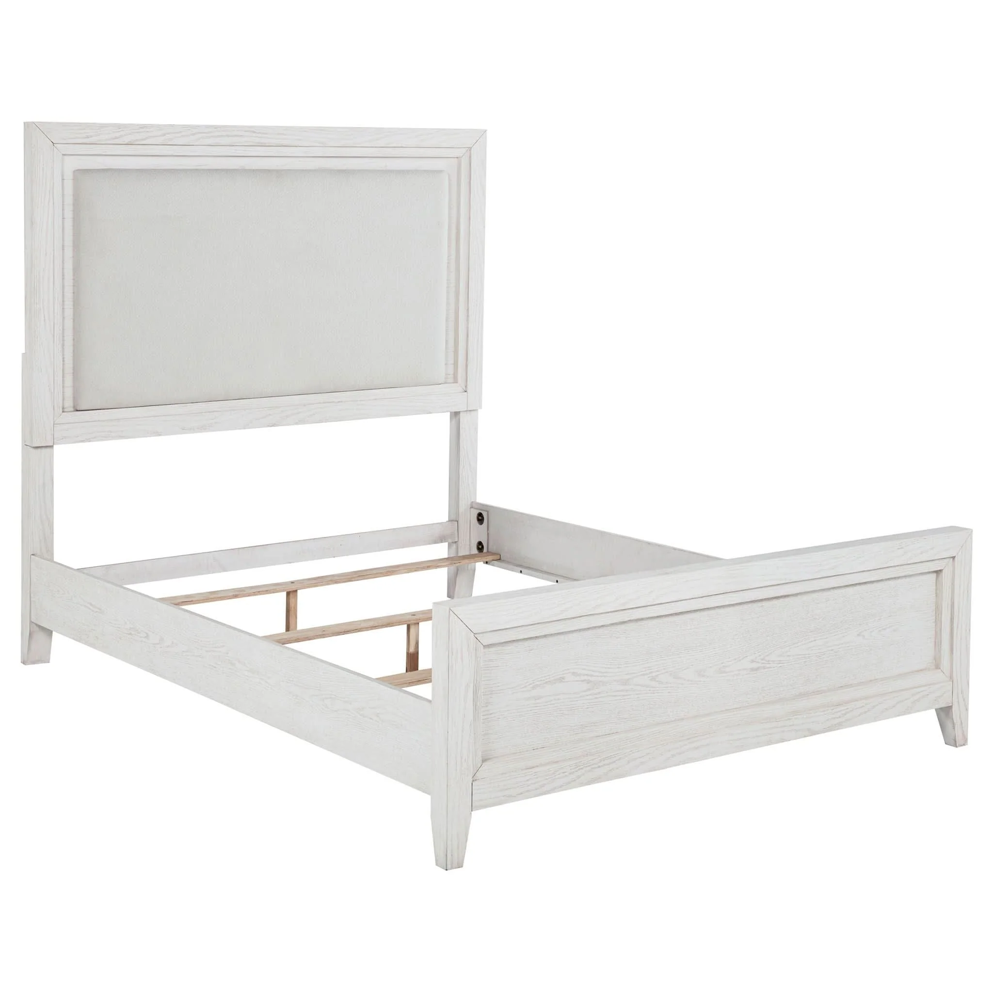 Marielle 5-piece Queen Bedroom Set Distressed White - Image 4