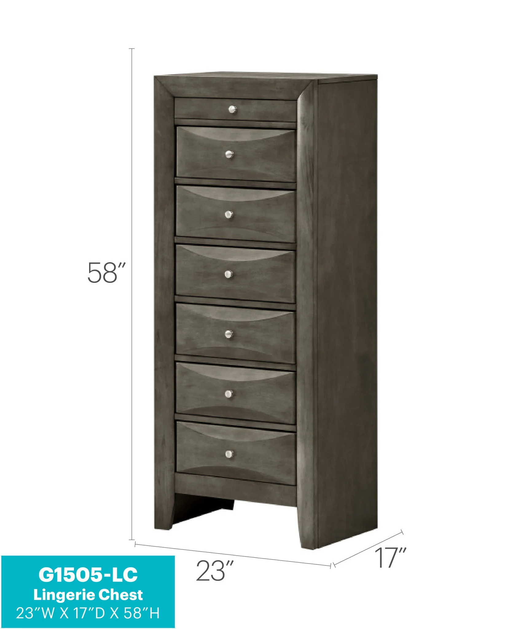 Marilla - 7 Drawer Lingerie Chest - Image 12
