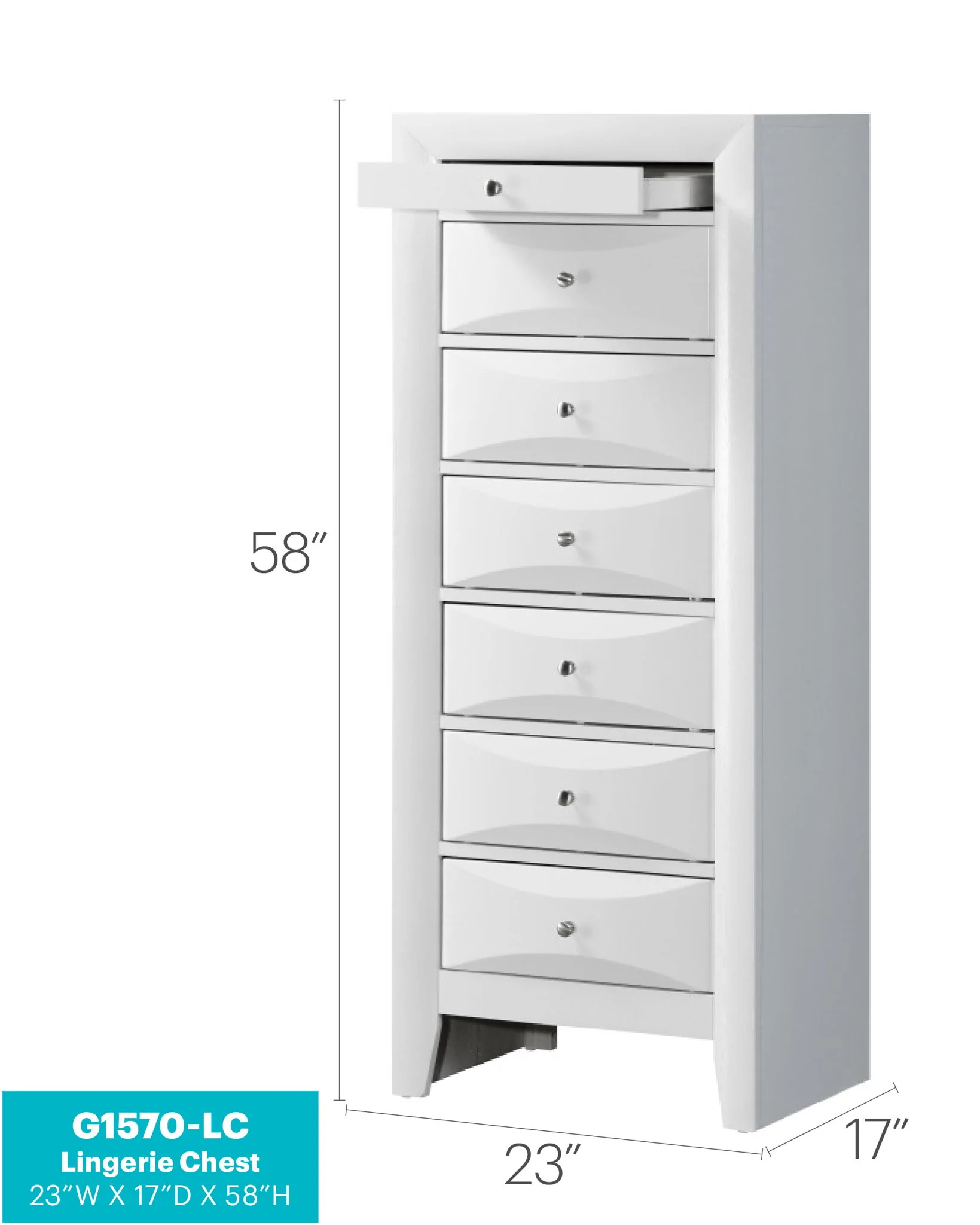 Marilla - 7 Drawer Lingerie Chest - Image 7