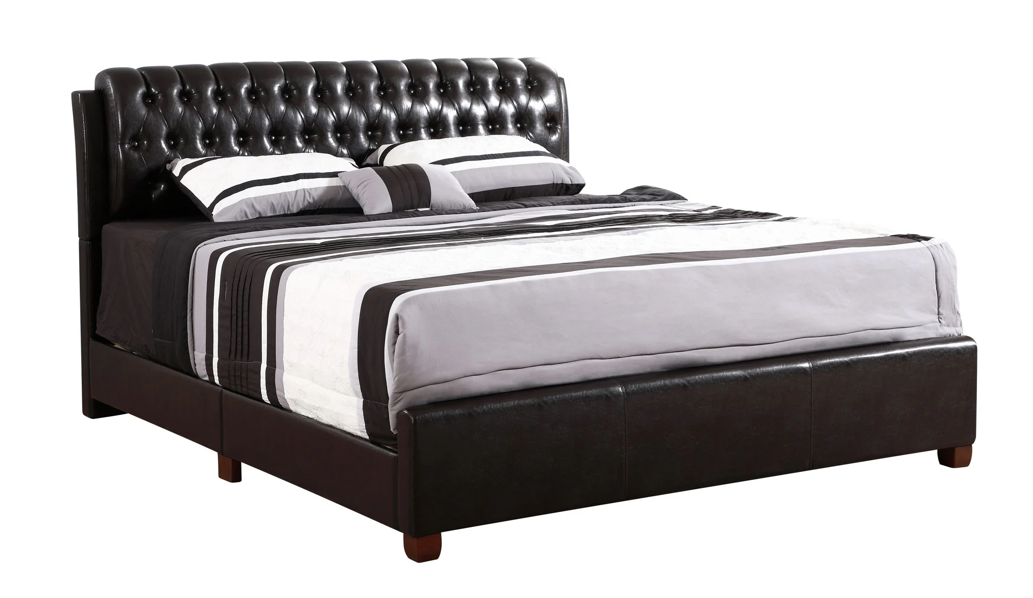 Marilla - King Bed - Dark Brown - Image 3