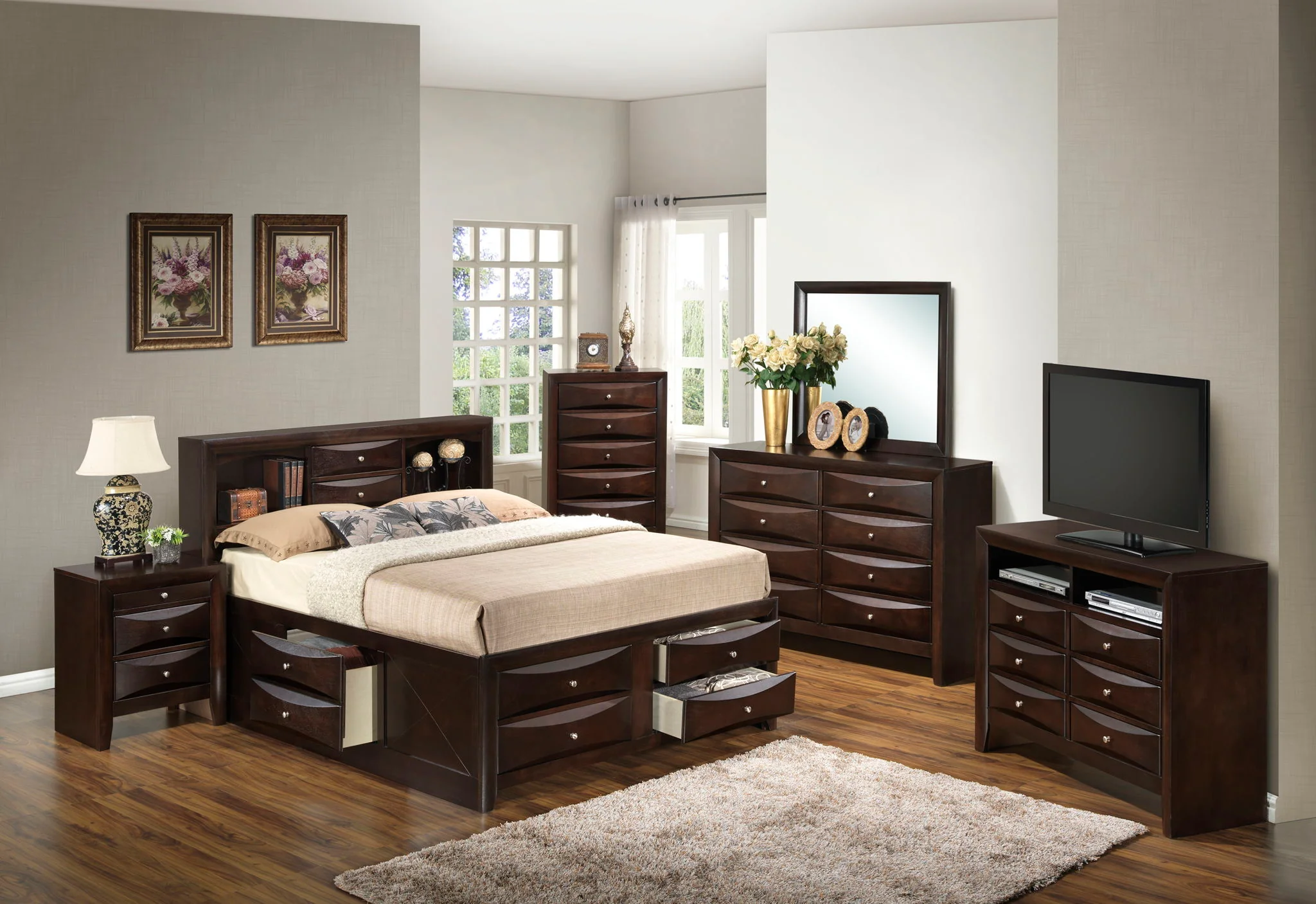 Marilla - Storage Bed With Bookcase Headboard - Image 4