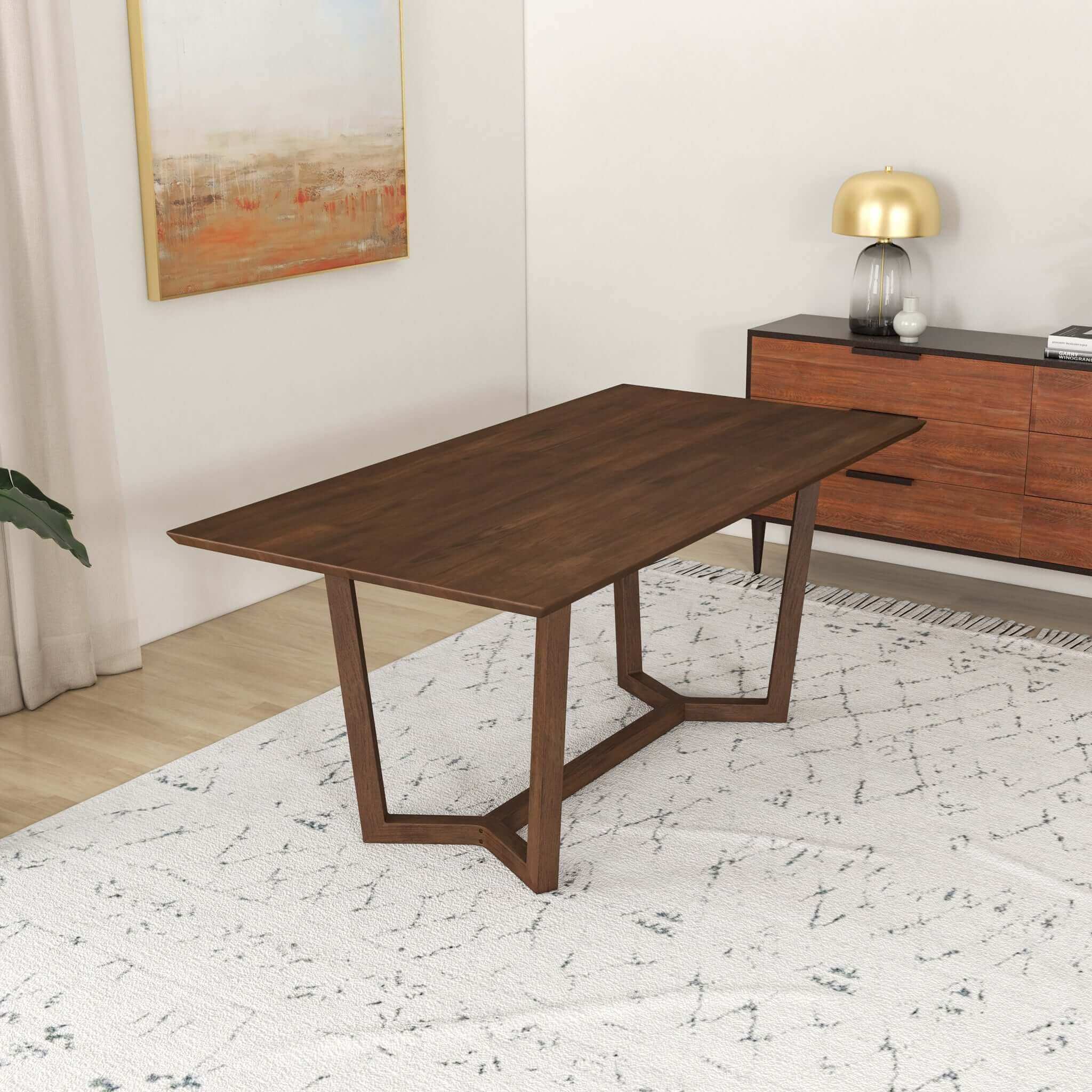 Marina - Dining Table And 4 Side Chairs - Oak - Image 2