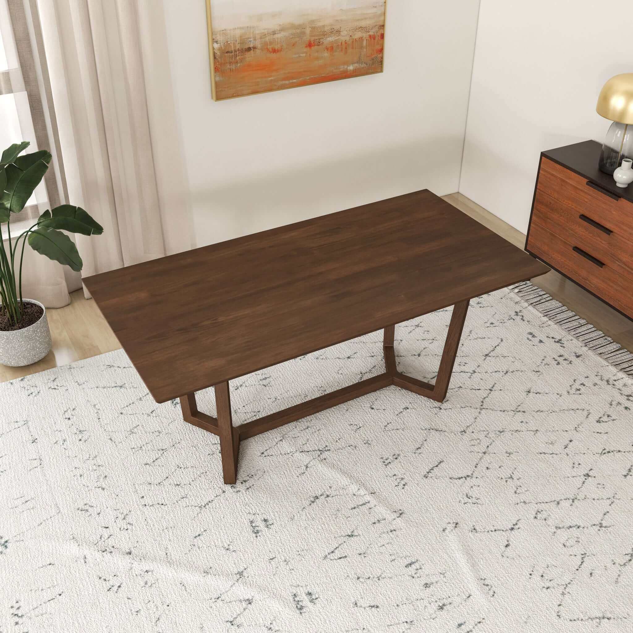 Marina - Dining Table And 4 Side Chairs - Oak - Image 3