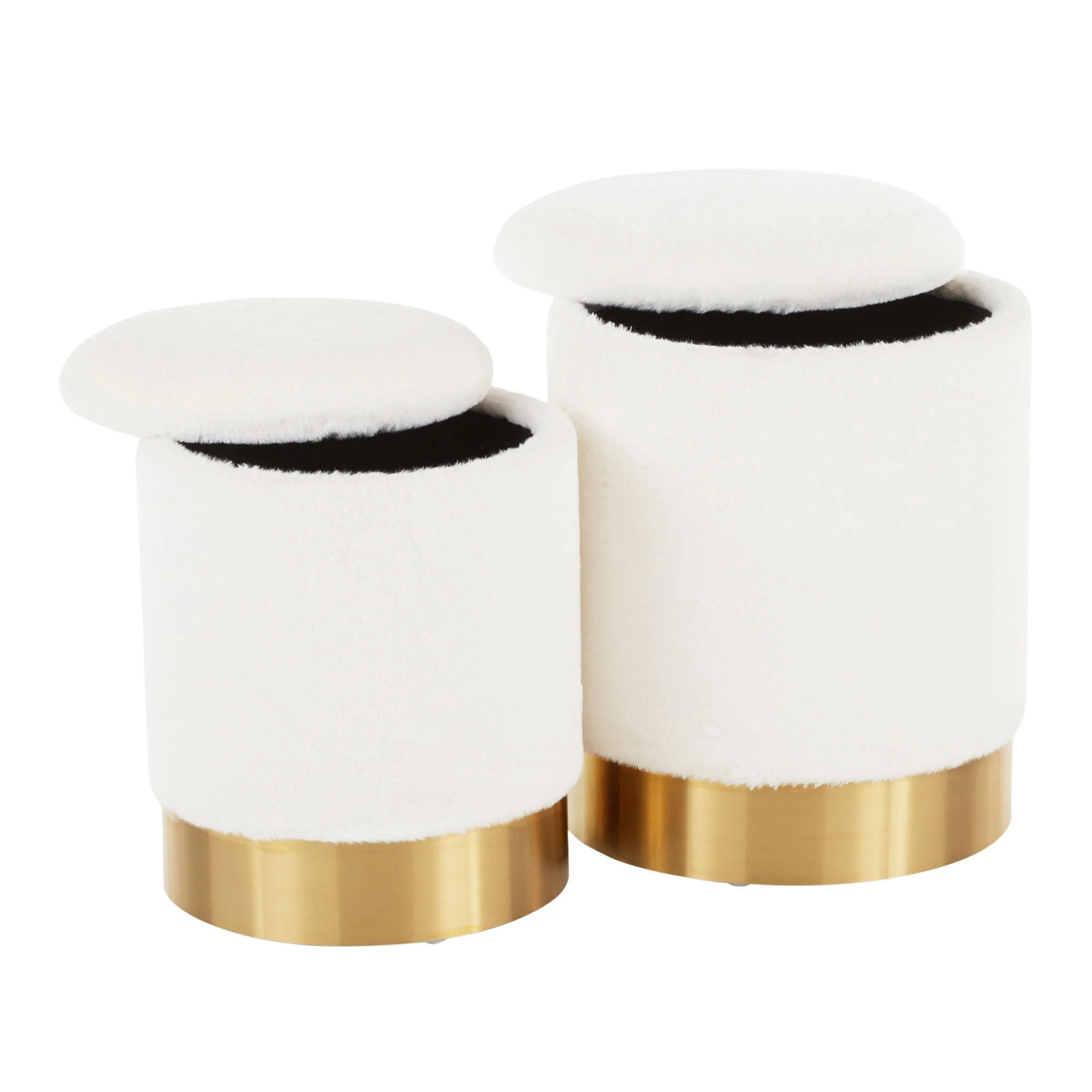 Marla - Contemporary Nesting Ottoman Set - Image 12