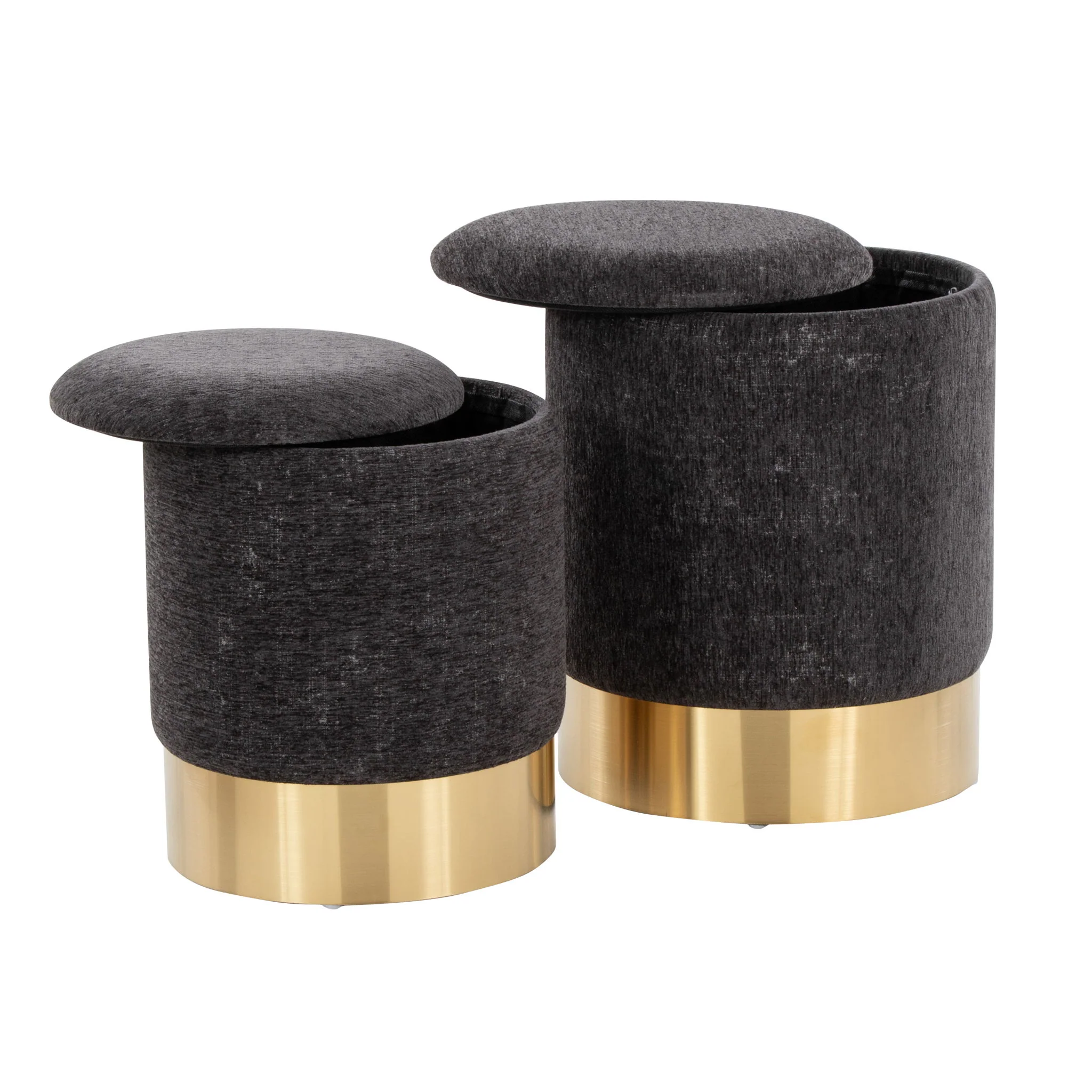 Marla - Contemporary Nesting Ottoman Set - Image 8