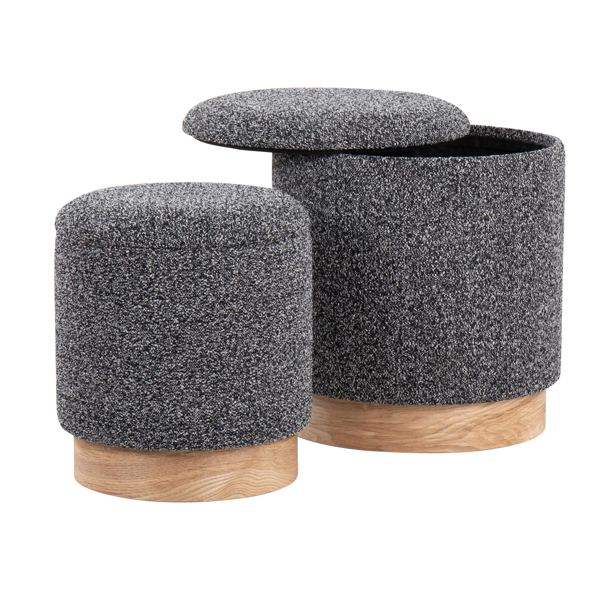 Marla - Contemporary, Nesting Ottoman Set - Image 4