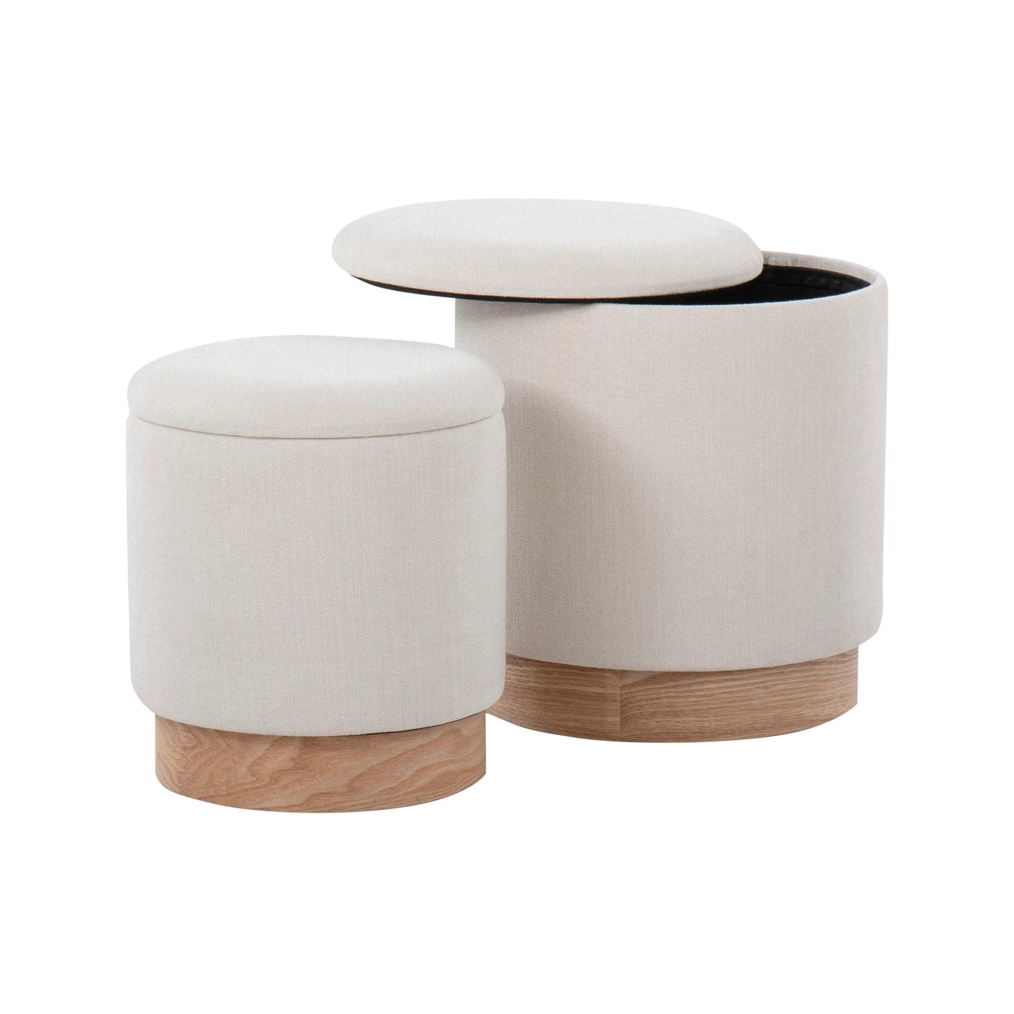 Marla - Contemporary, Nesting Ottoman Set - Image 5