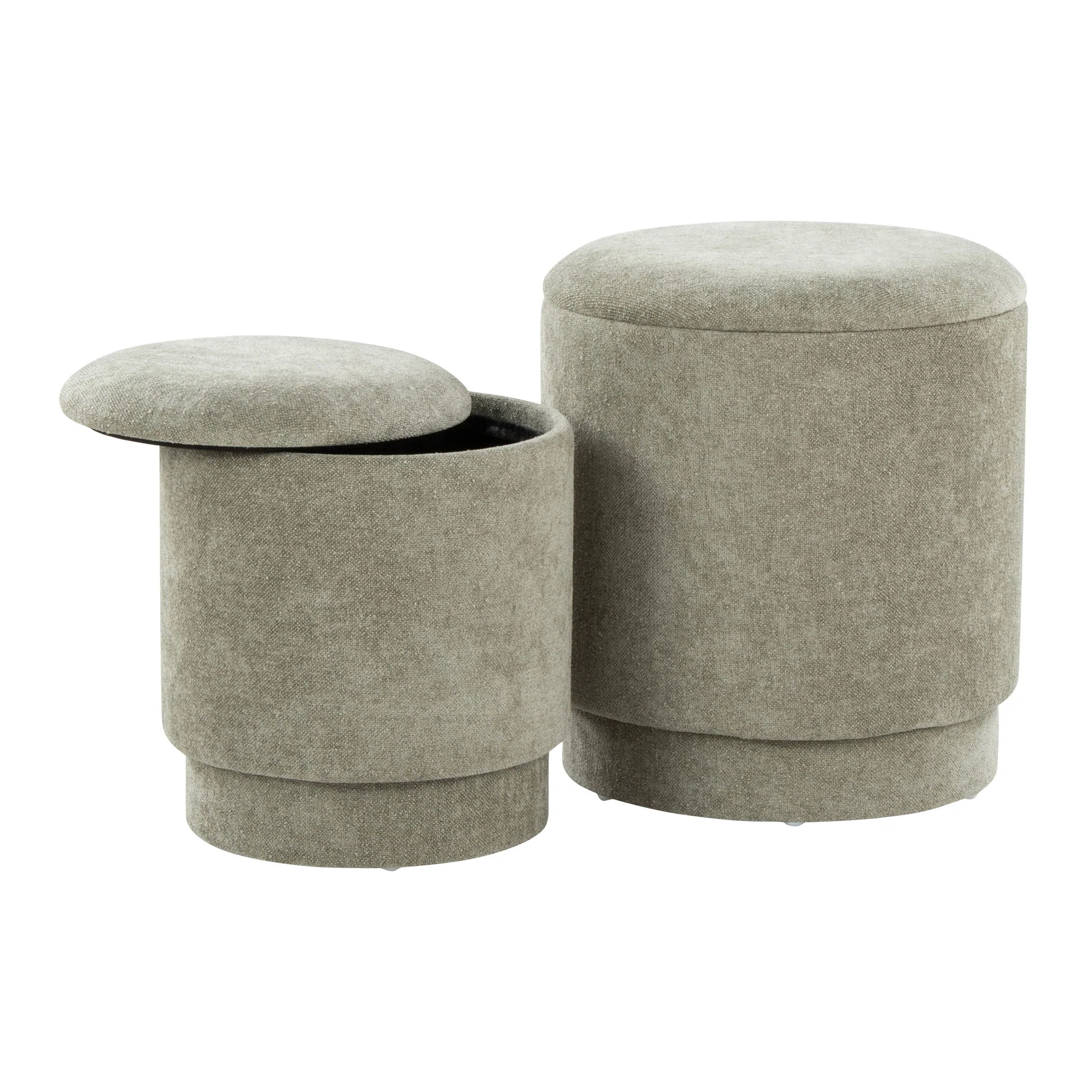 Marla - Upholste Contemporary Ottoman Set - Image 5