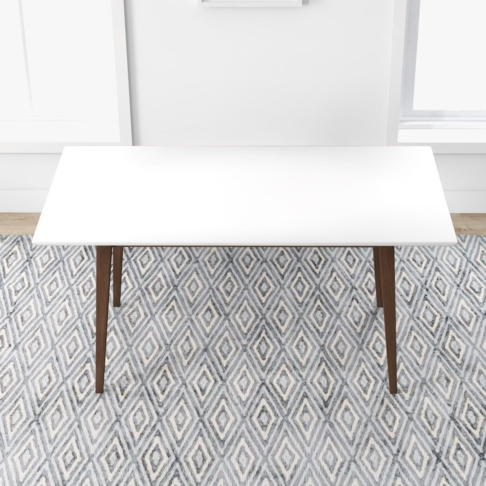Mary - Modern Style Rectangular Dining Kitchen Table - Image 7