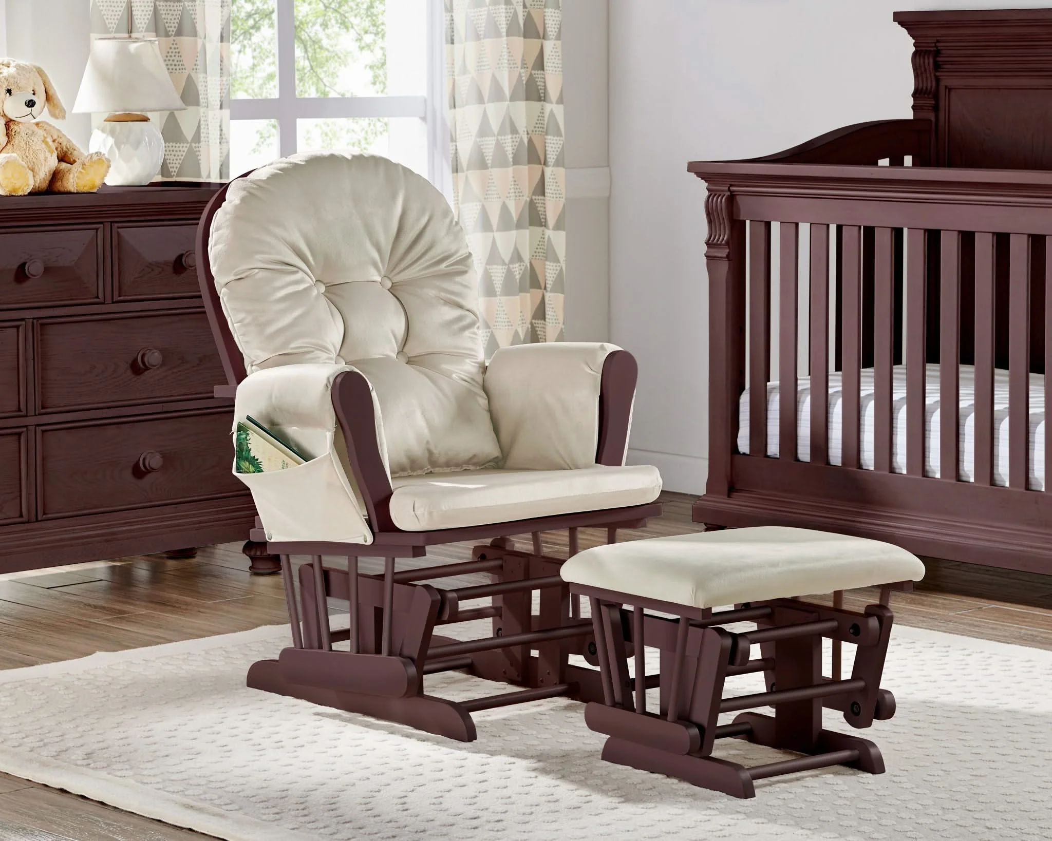 Mason - Comfortable Glider And Ottoman - Image 4