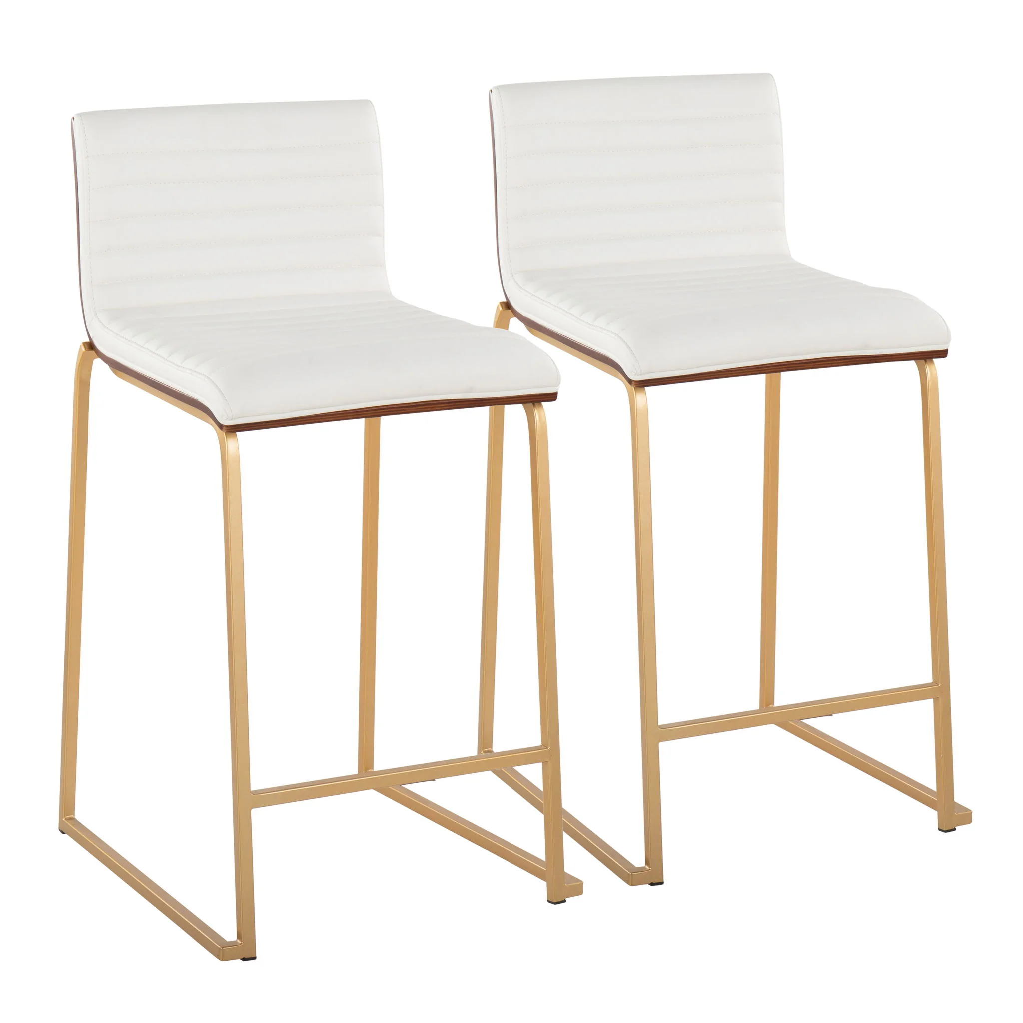 Mason Mara - Contemporary Design Fixed Height Counter Stool (Set of 2) - Image 2