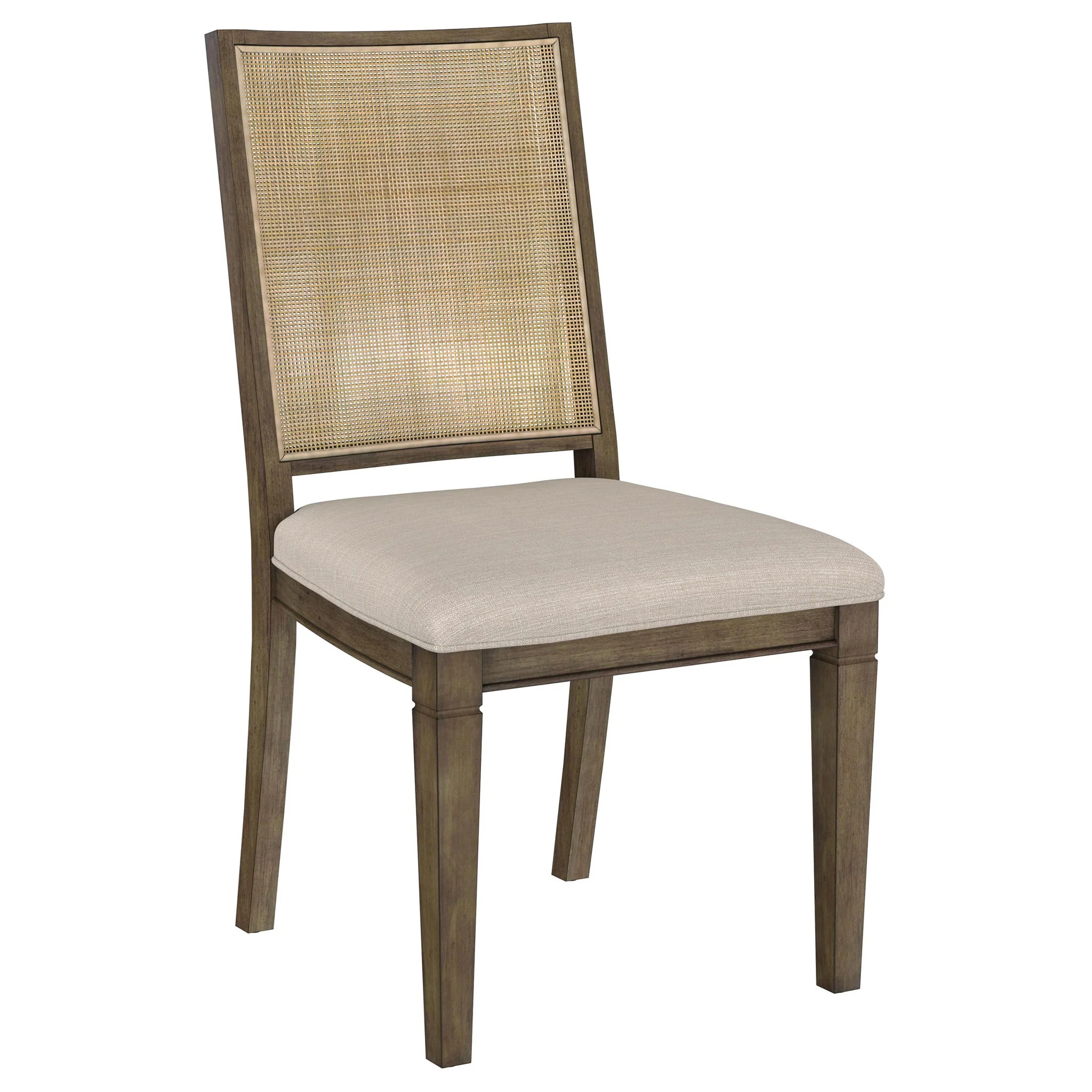 Matisse Woven Rattan Back Dining Side Chair Brown (Set of 2) - Image 4