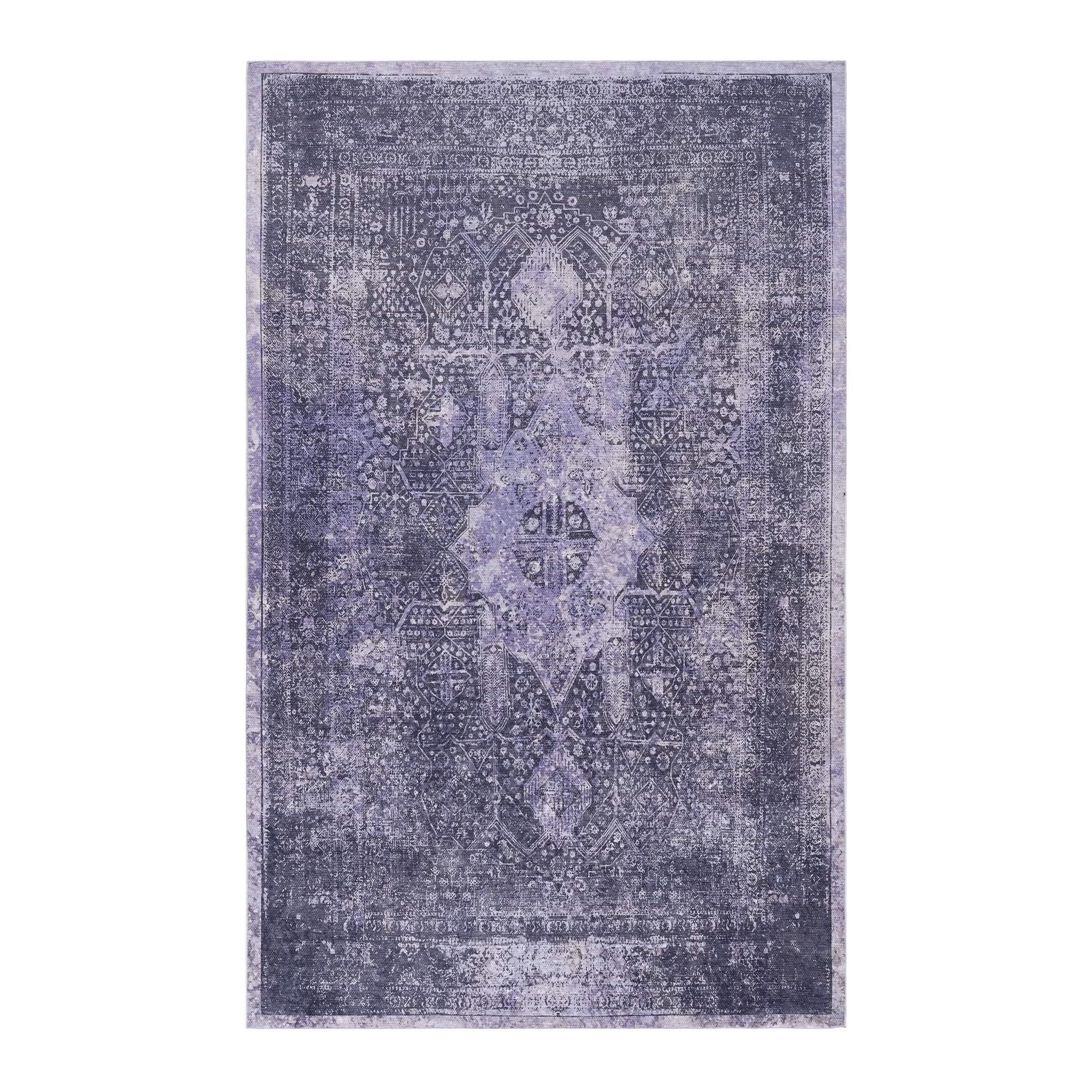 Maval - 8' X 10' Washable Area Rug - Anthracite - Image 3