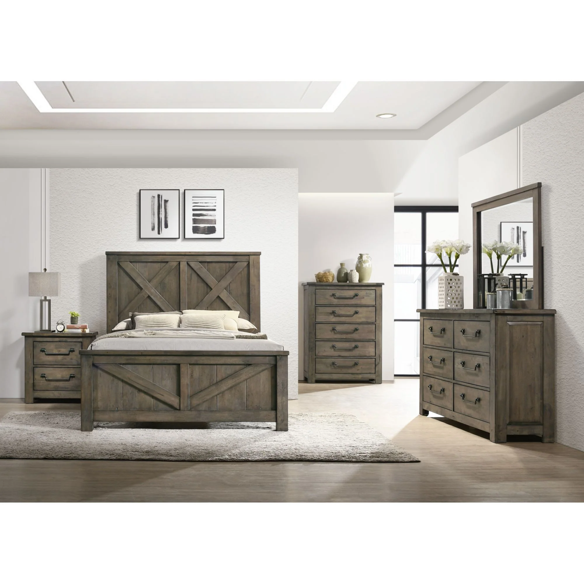 Maverick - Nightstand With USB - Gray - Image 4