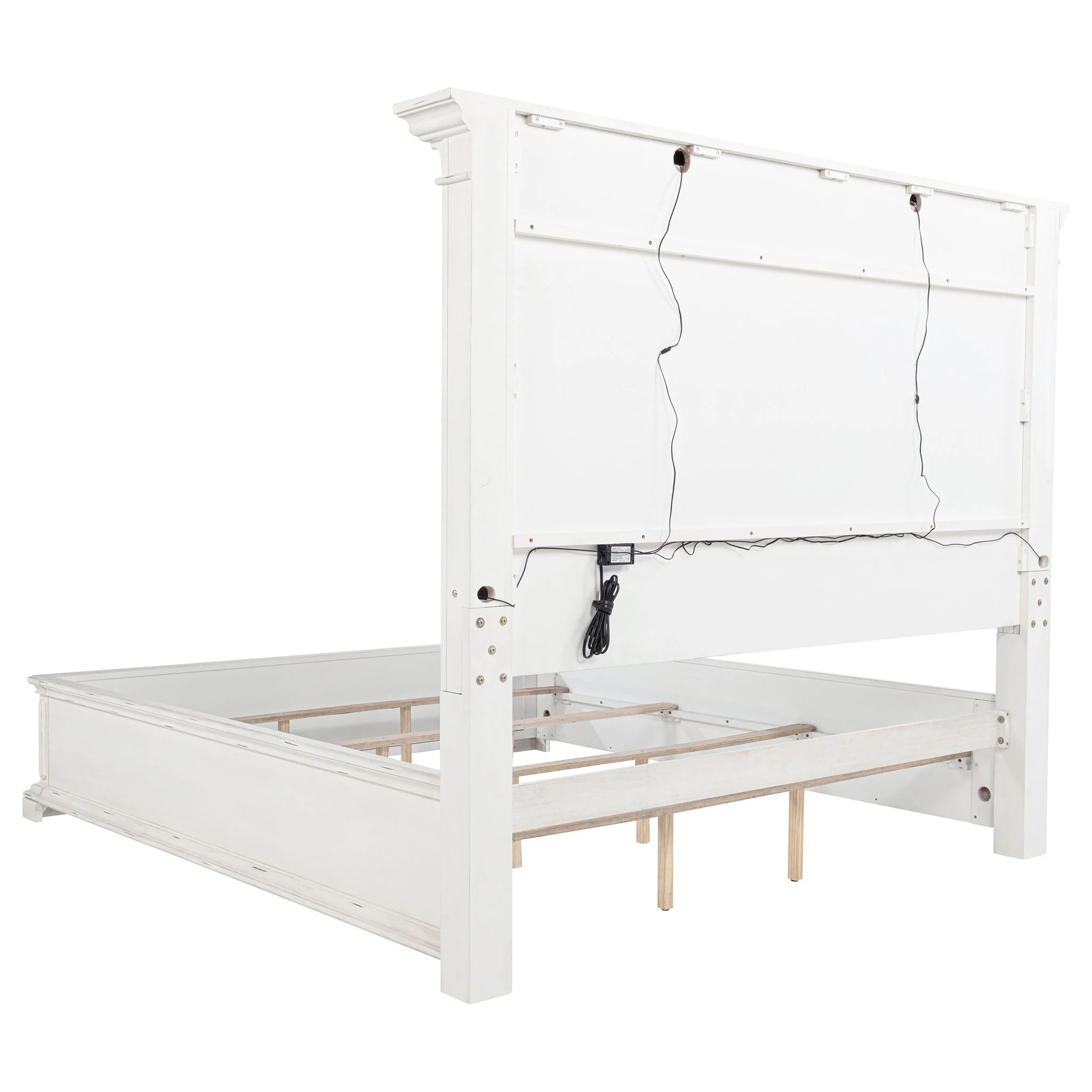 McKinney 5-piece California King Bedroom Set Vintage White - Image 3
