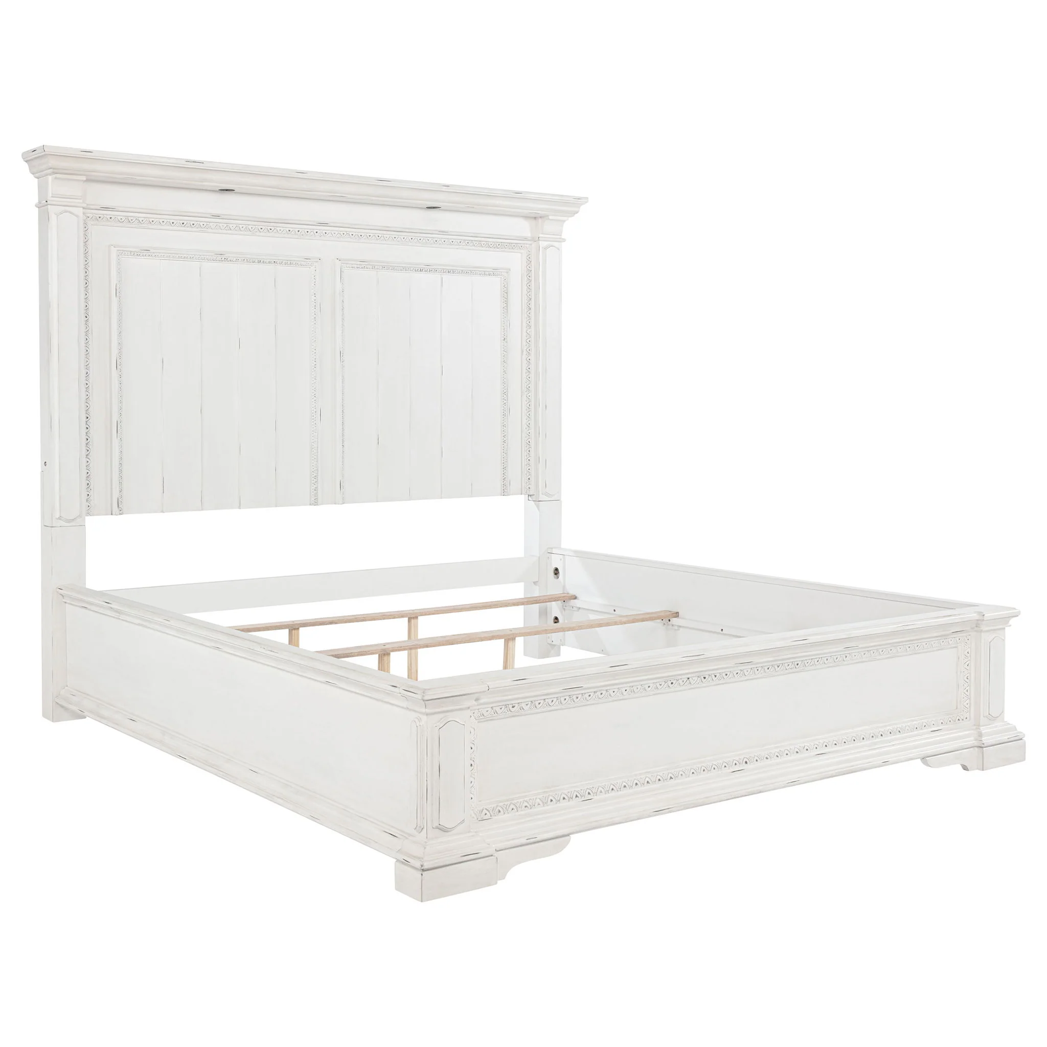McKinney 5-piece California King Bedroom Set Vintage White - Image 4