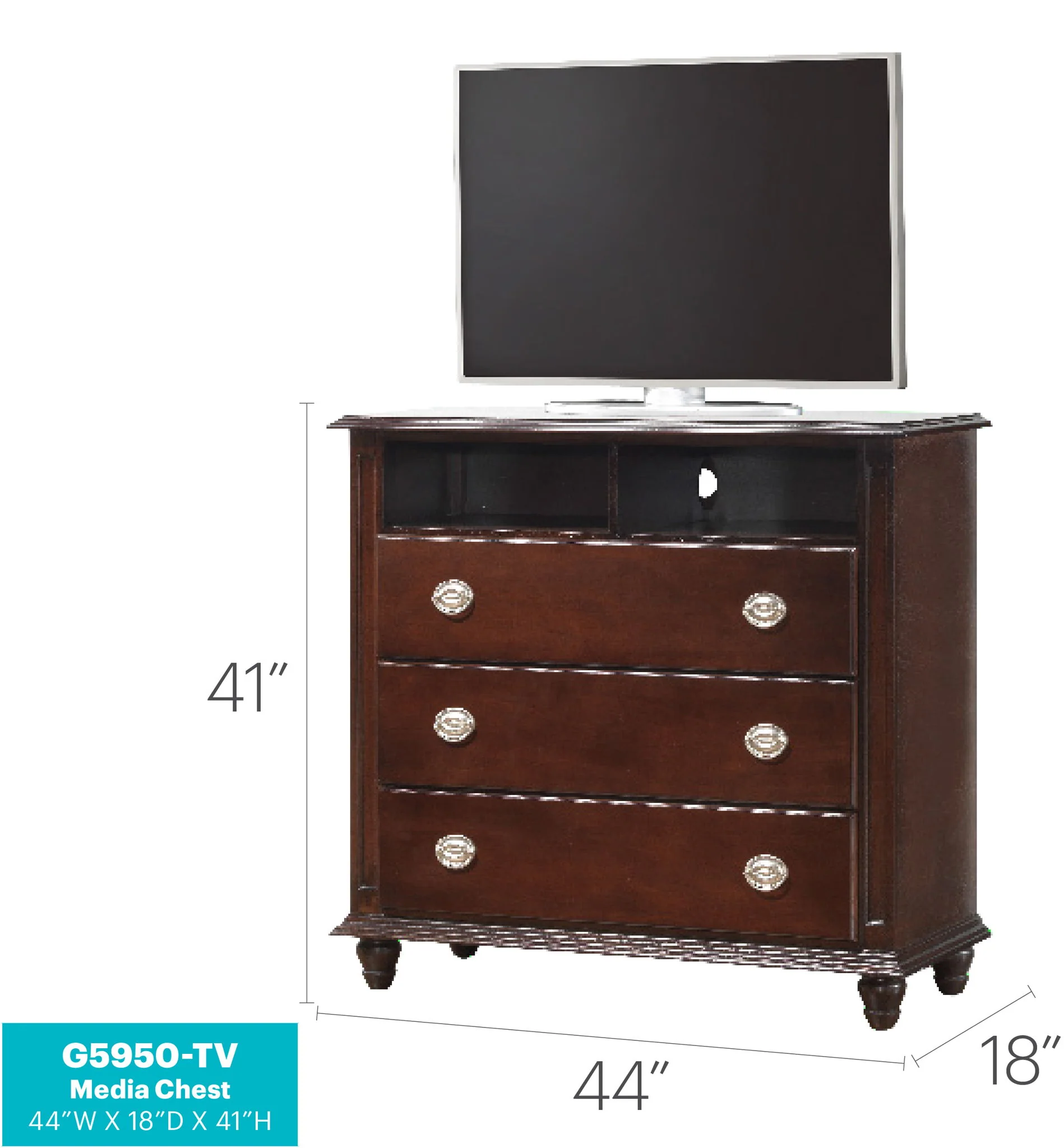 Media Storage Chest - Cappuccino - Image 4