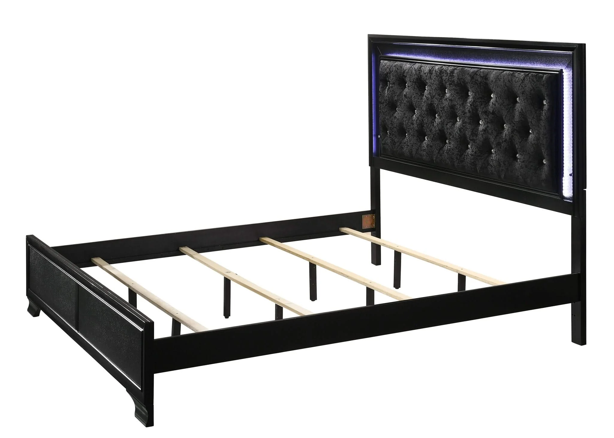 Micah - King 5 Piece Bedroom Set - Black - Image 4
