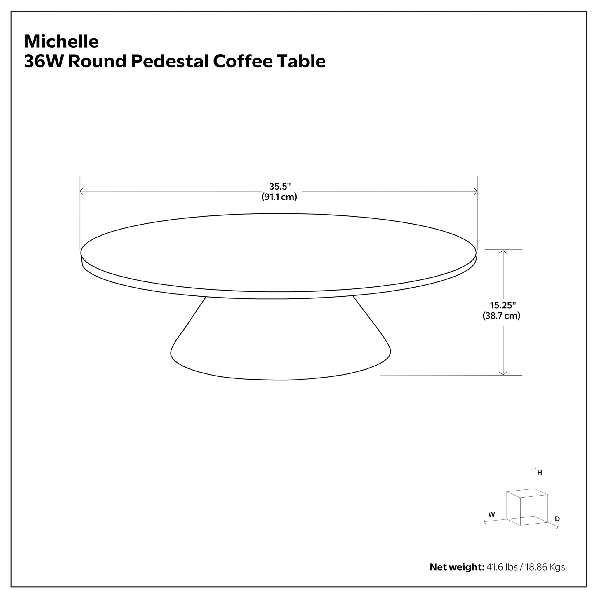Michelle - Coffee Table - Vintage - Image 3