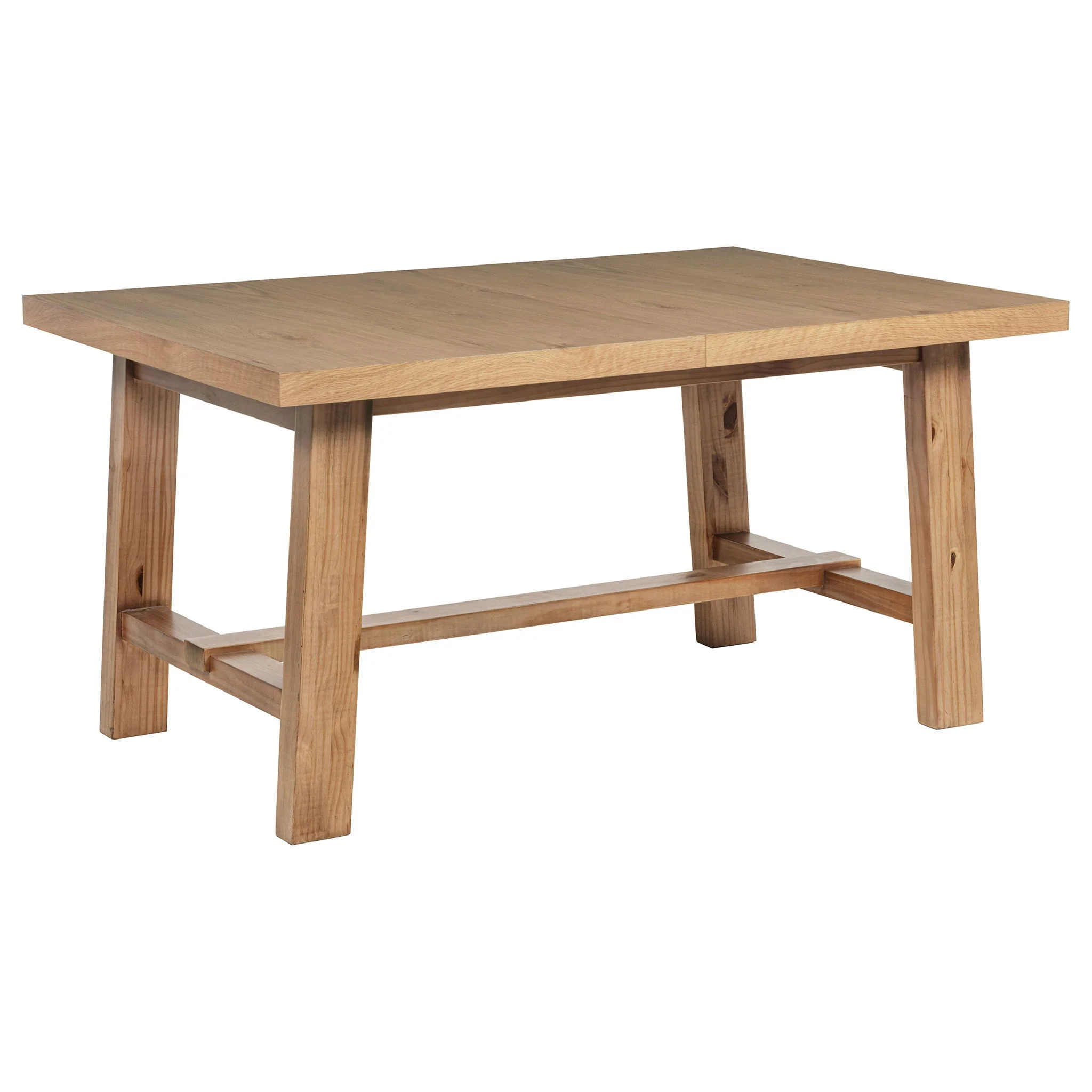 Middleton 76-inch Extension Leaf Dining Table Natural Brown - Image 4