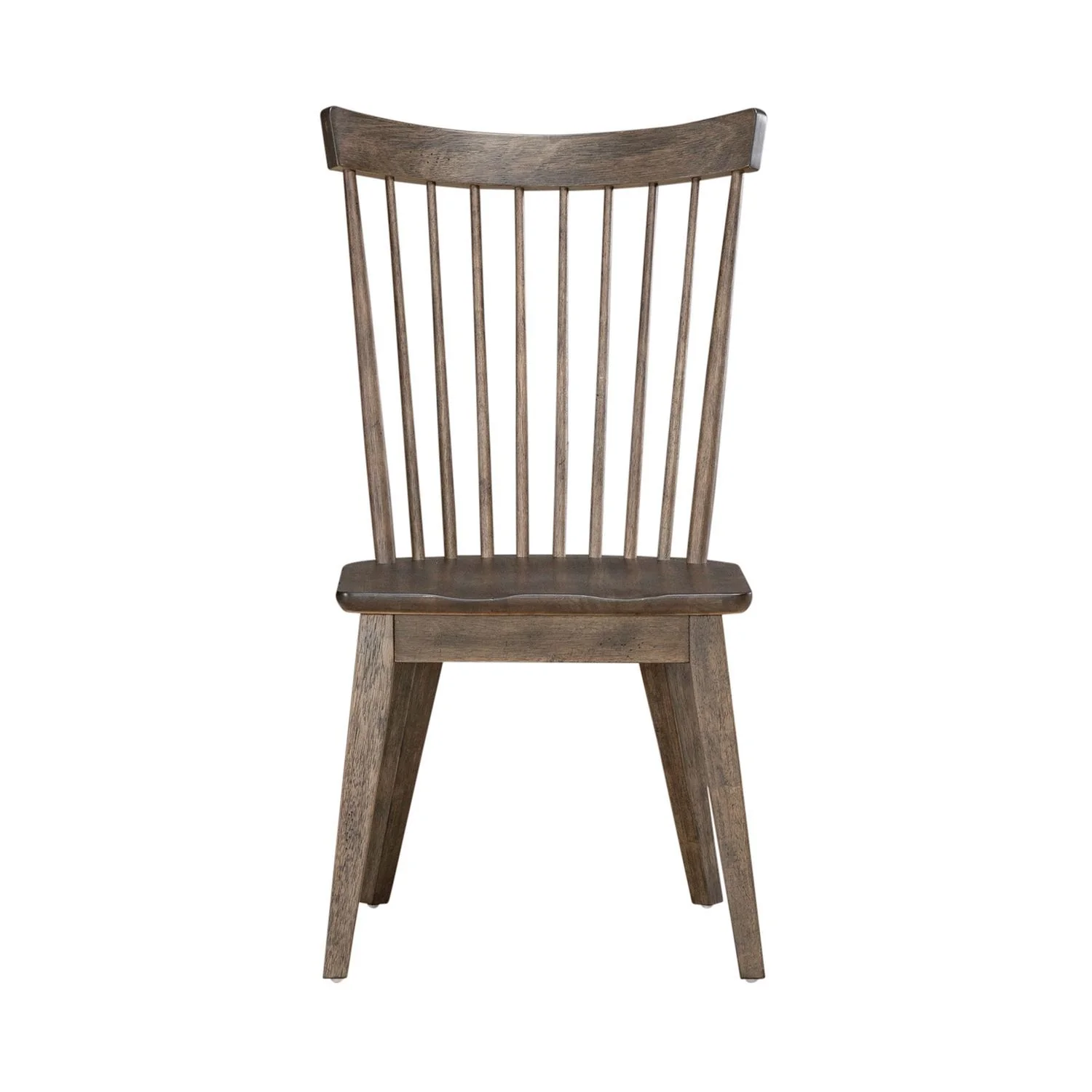 Midland Falls - Spindle Back Side Chair - Rustic Brown - Image 3