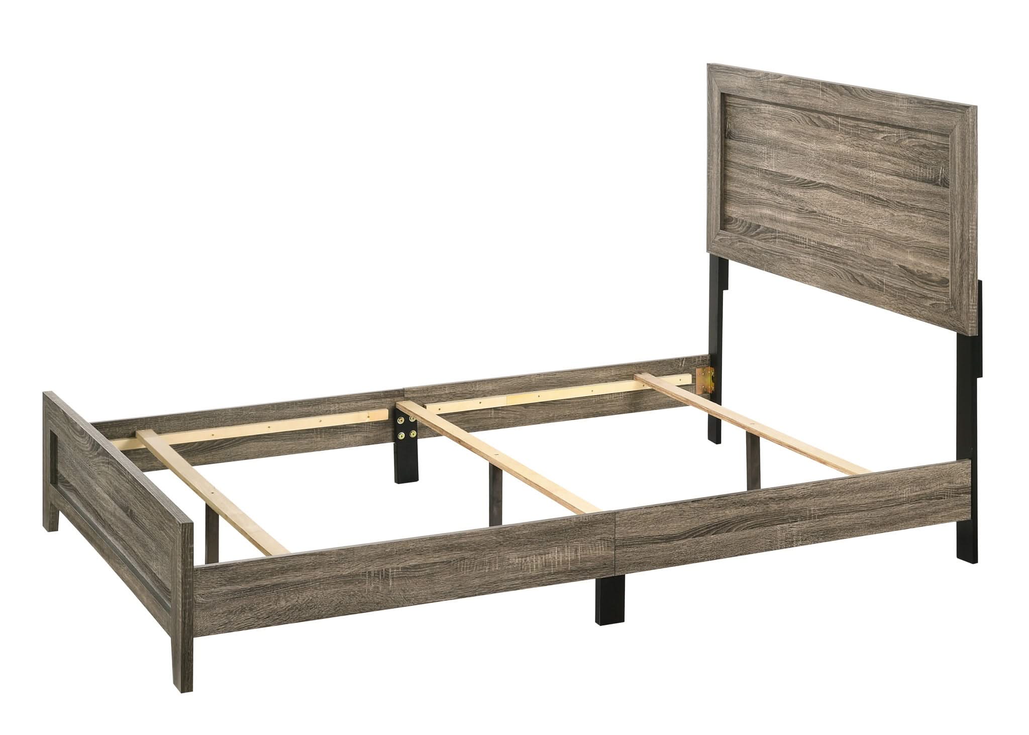 Millie - Full 5 Piece Bedroom Set - Warm Gray - Image 2