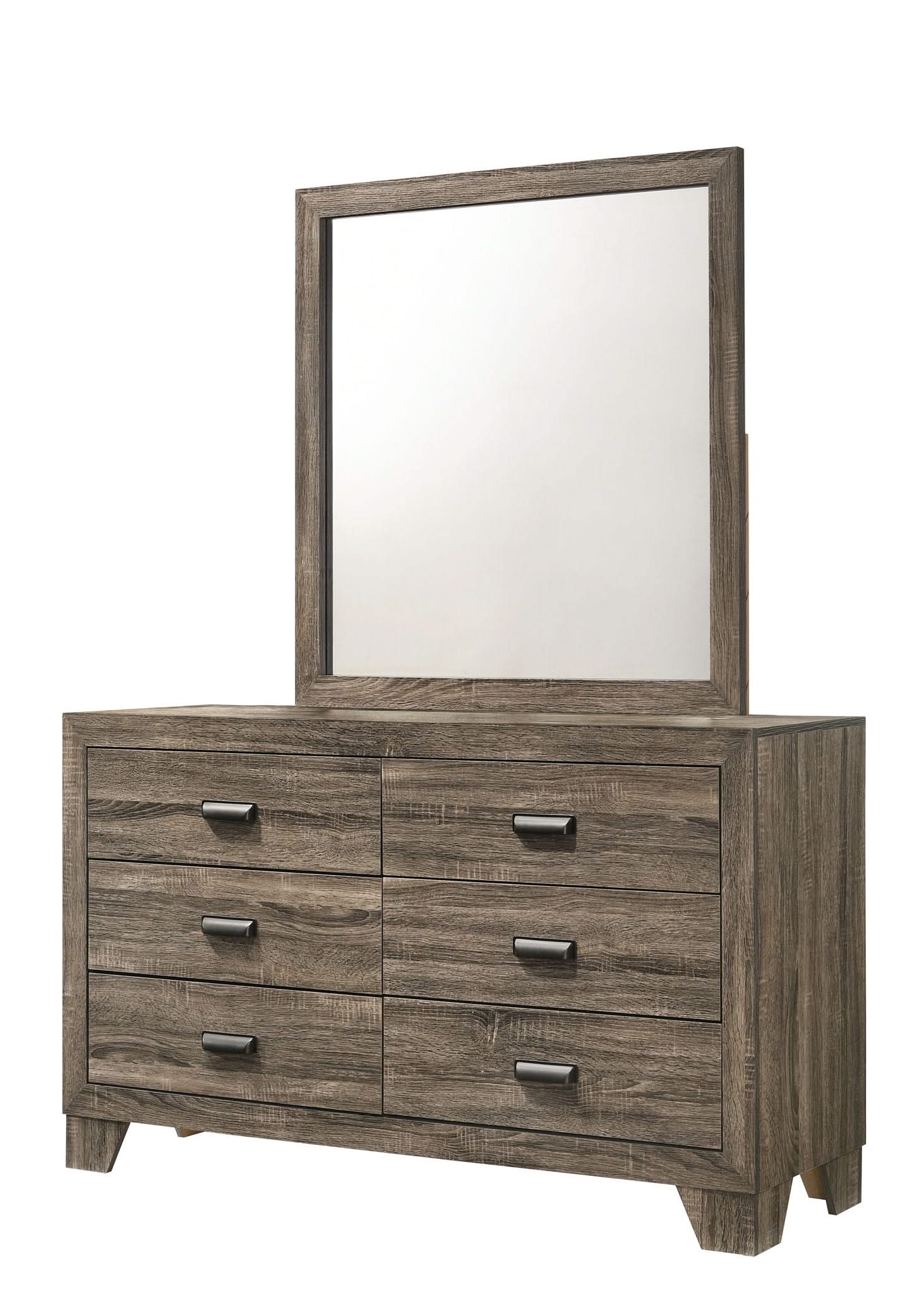 Millie - Full 5 Piece Bedroom Set - Warm Gray - Image 4