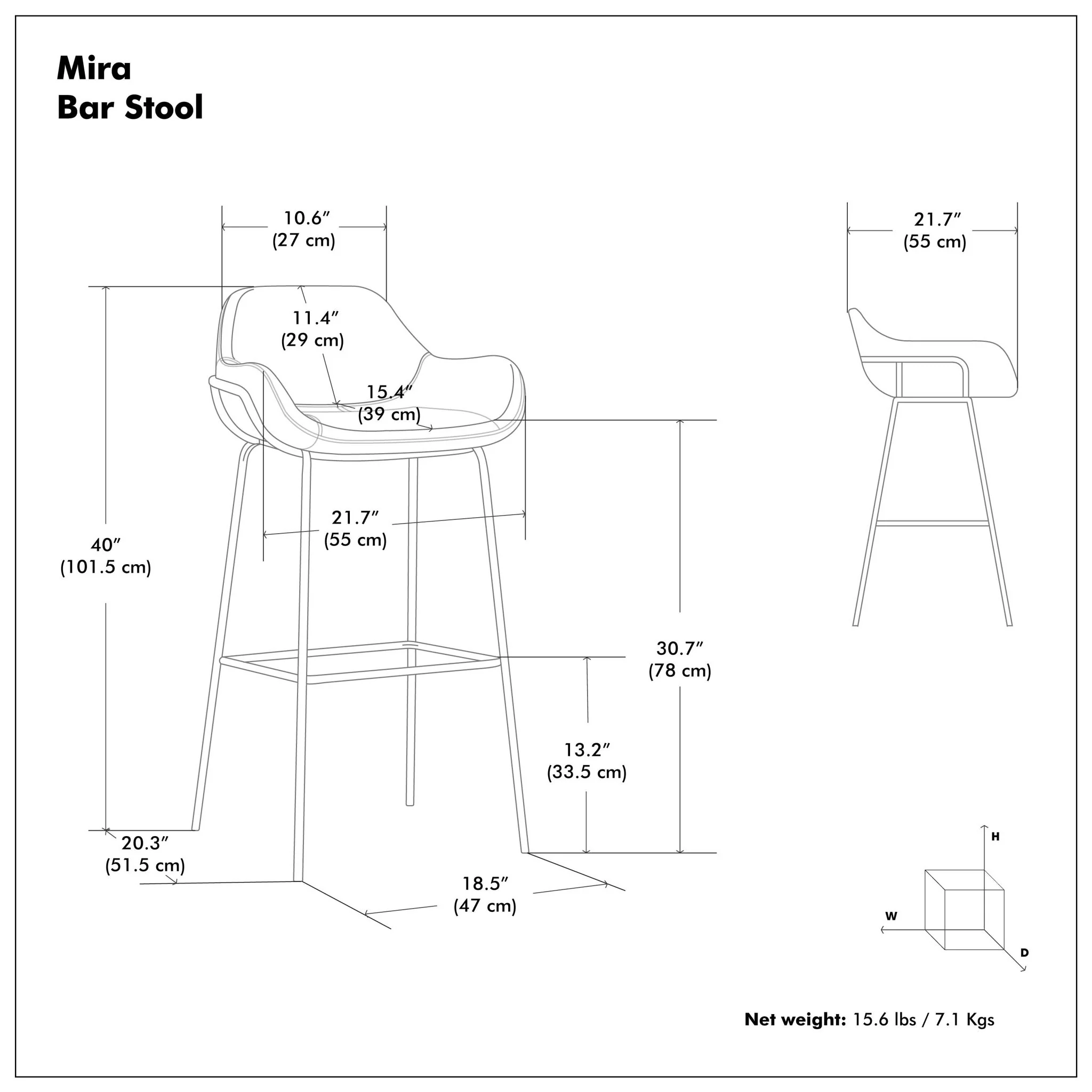 Mira - Bar Stool - Image 5